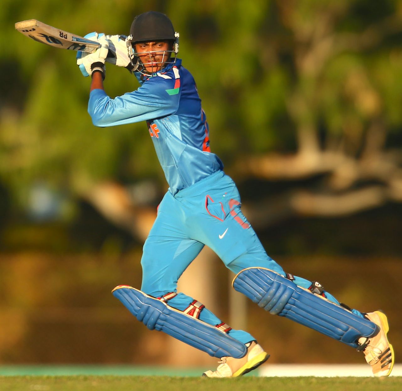 Akshar Patel hit four fours and a six in his 38-ball 45, Australia A v India A, Quadrangular A-Team One-day series, final, Darwin, August 2, 2014