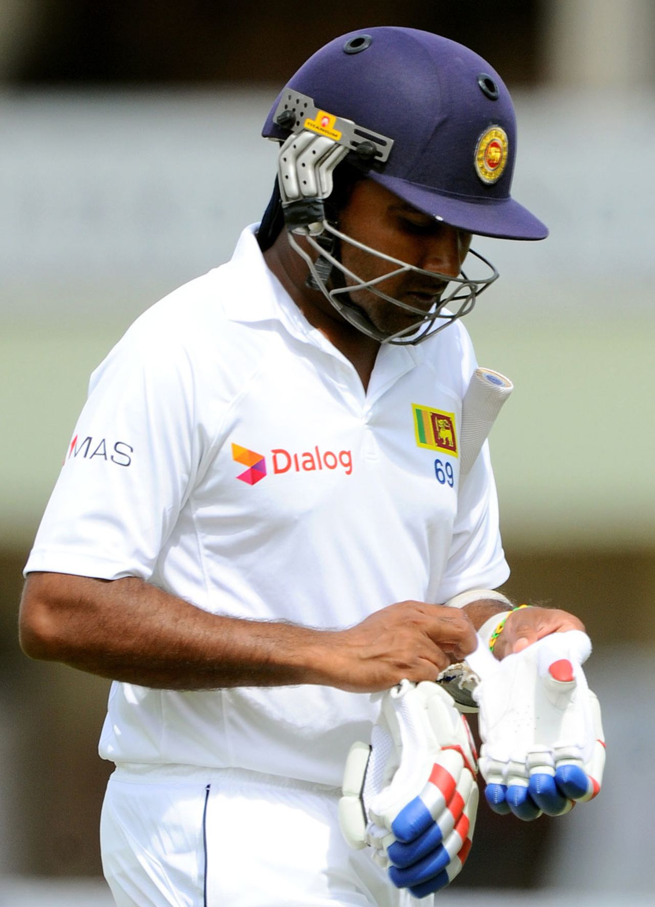 Mahela Jayawardene was dismissed during the first over of the day, Sri Lanka v Pakistan, 1st Test, Galle, 4th day, August 9, 2014