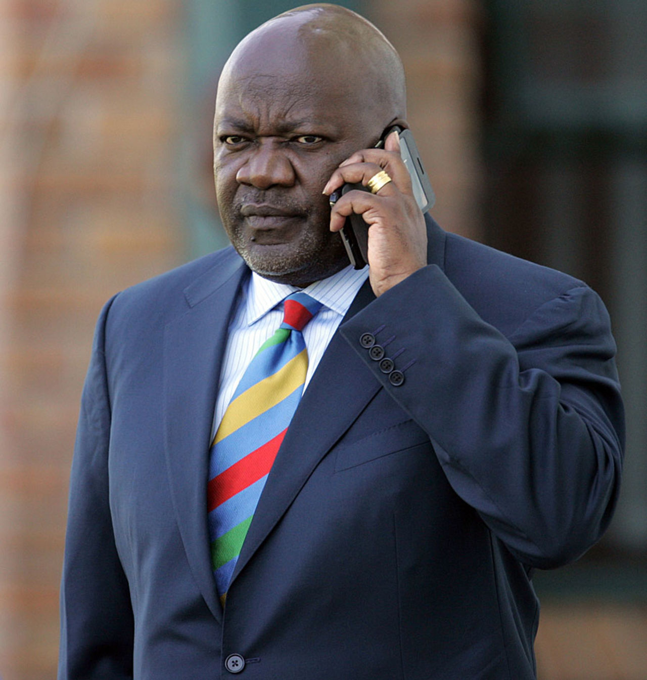 Zimbabwe Cricket chairman Wilson Manase at the Harare Sports Club, Harare, August 9, 2014