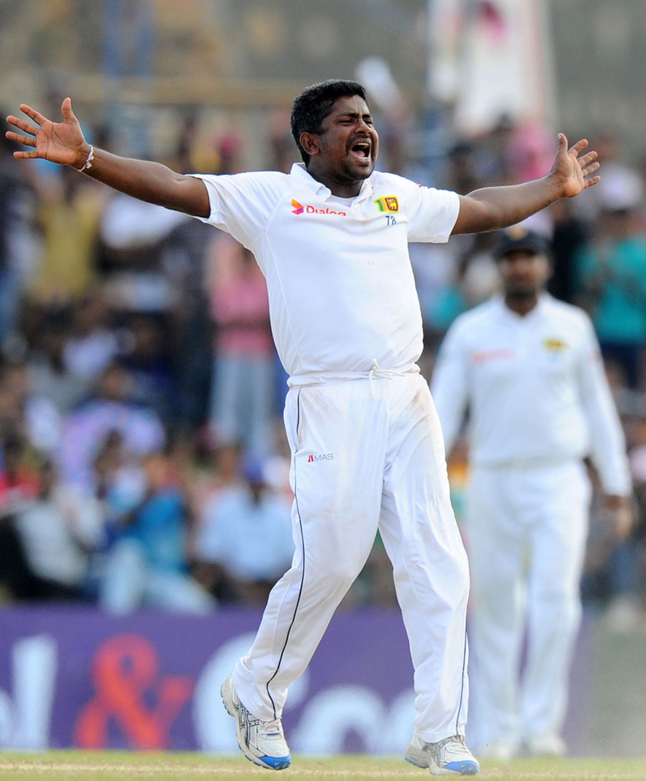 Rangana Herath finished with 6 for 48, Sri Lanka v Pakistan, 1st Test, Galle, 5th day, August 10, 2014