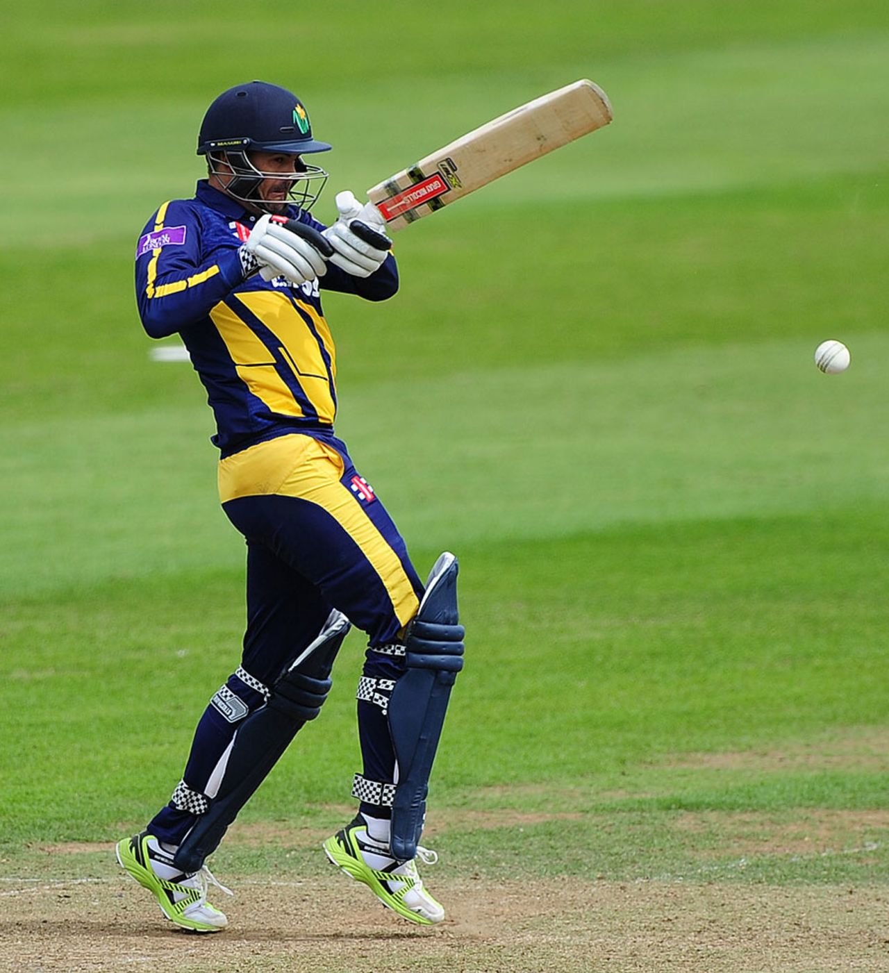 Jacques Rudolph top-scored for Glamorgan with 111, Somerset v Glamorgan, Royal London Cup, Taunton, August 12, 2014
