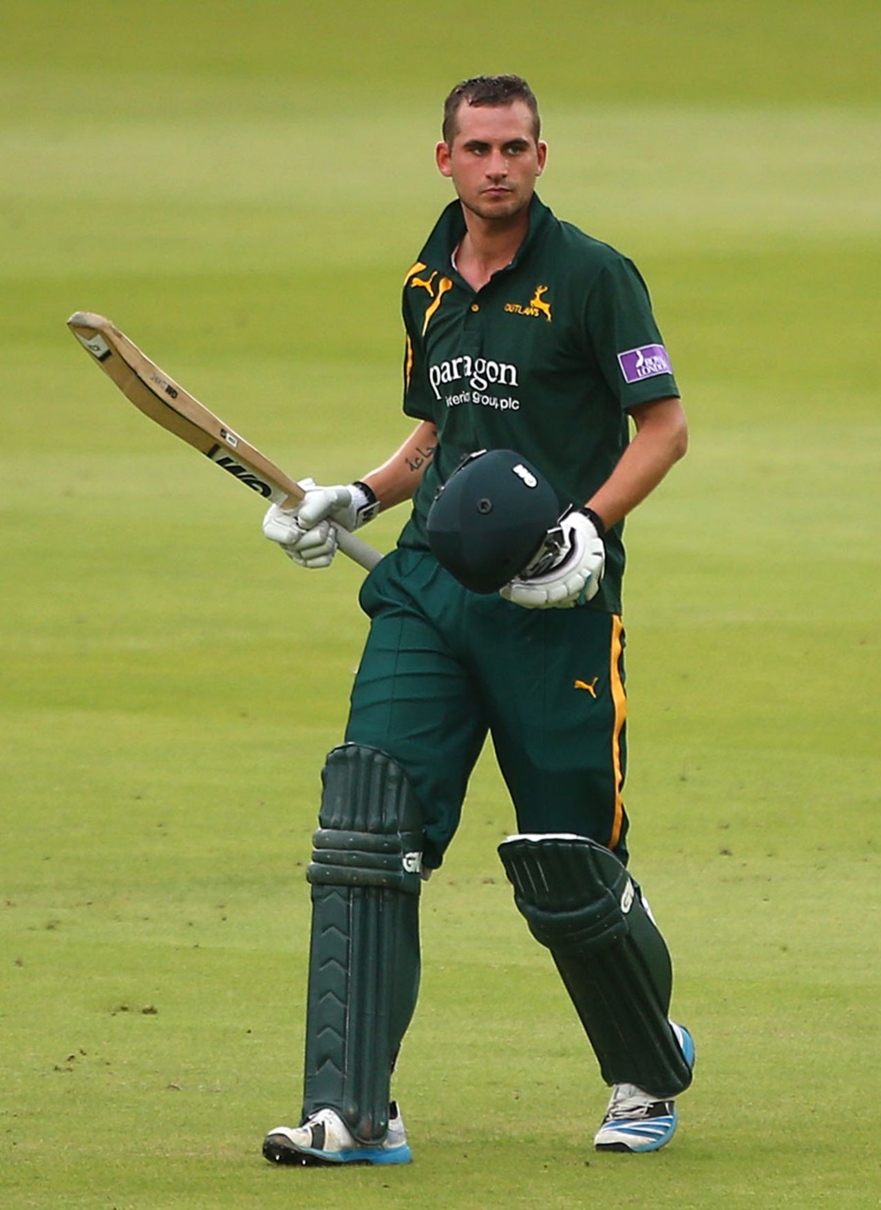Alex Hales smashed a century, Middlesex v Nottinghamshire, Royal London Cup, Group B, Lord's, August 14, 2014