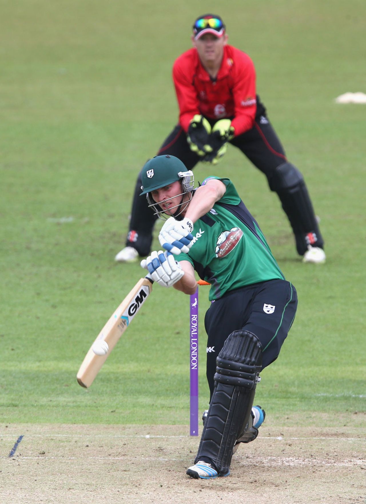 Tom Fell hit his third consecutive fifty, Leicestershire v Worcestershire, Royal London Cup, Group A, Grace Road, August 14, 2014