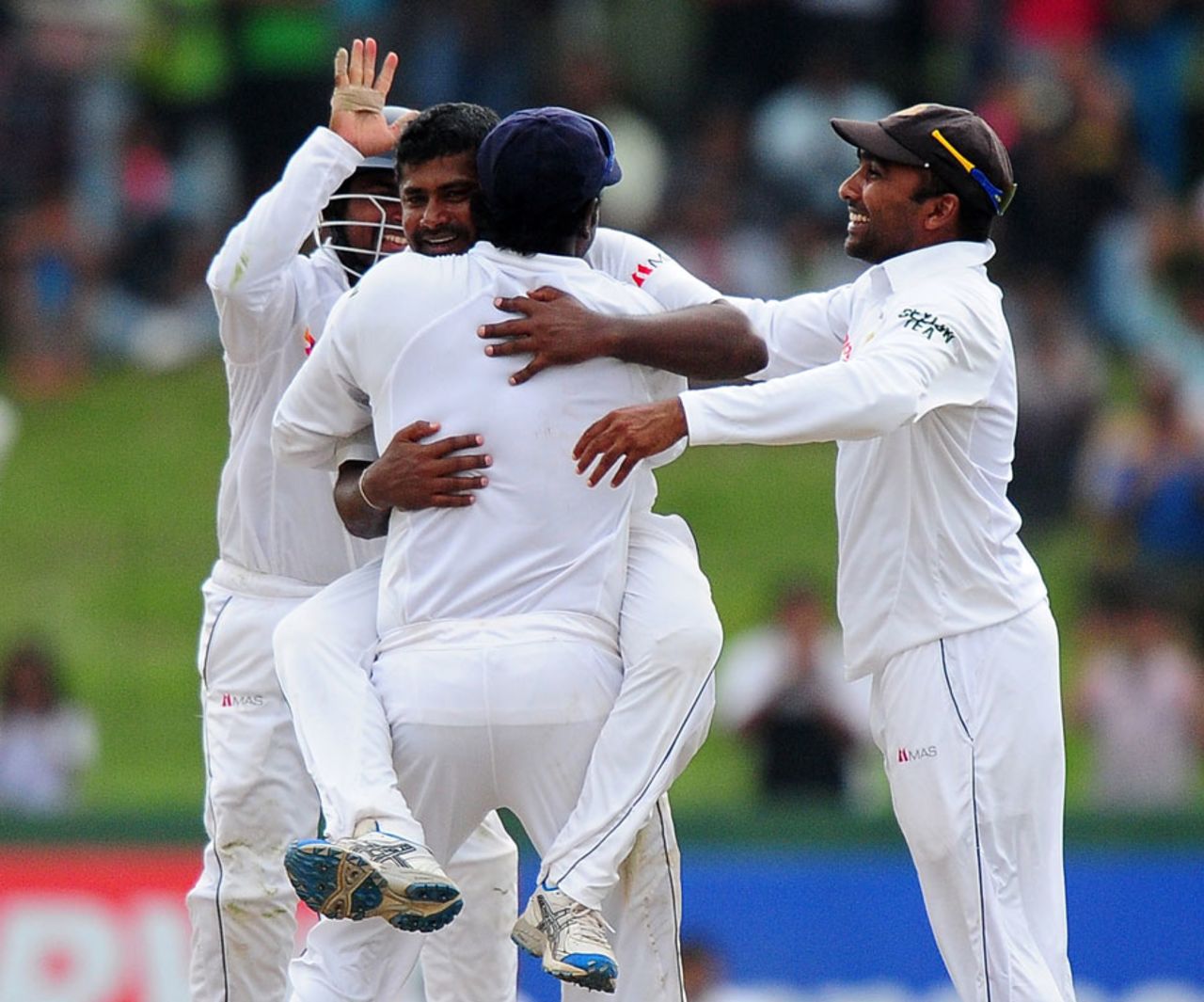 Rangana Herath was among the wickets again, Sri Lanka v Pakistan, 2nd Test, Colombo, 4th day, August 17, 2014