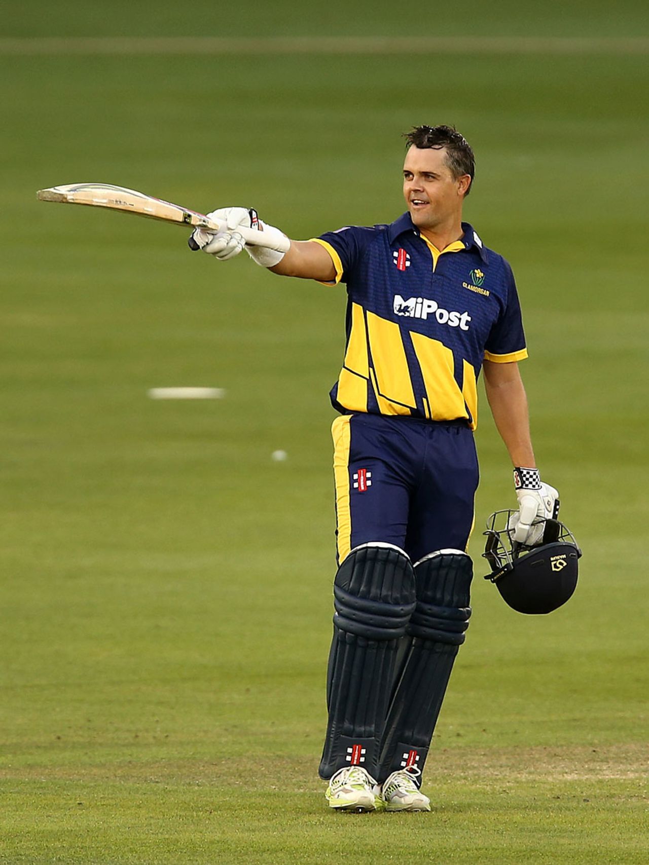 Jacques Rudolph hit a Glamorgan record 169 not out, Sussex v Glamorgan, Royal London Cup, Hove, August 20, 2014