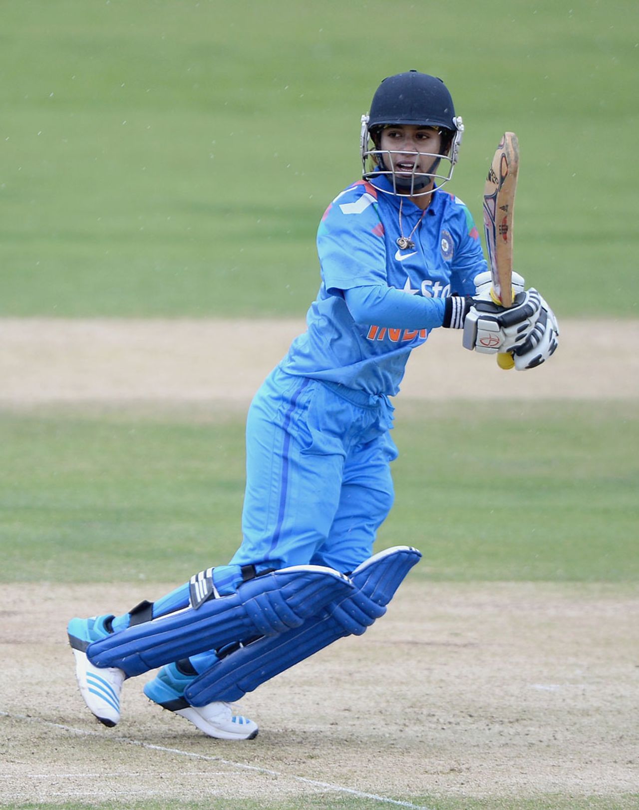 Mithali Raj made 34, England v India, 1st women's ODI, Scarborough, August 21, 2014
