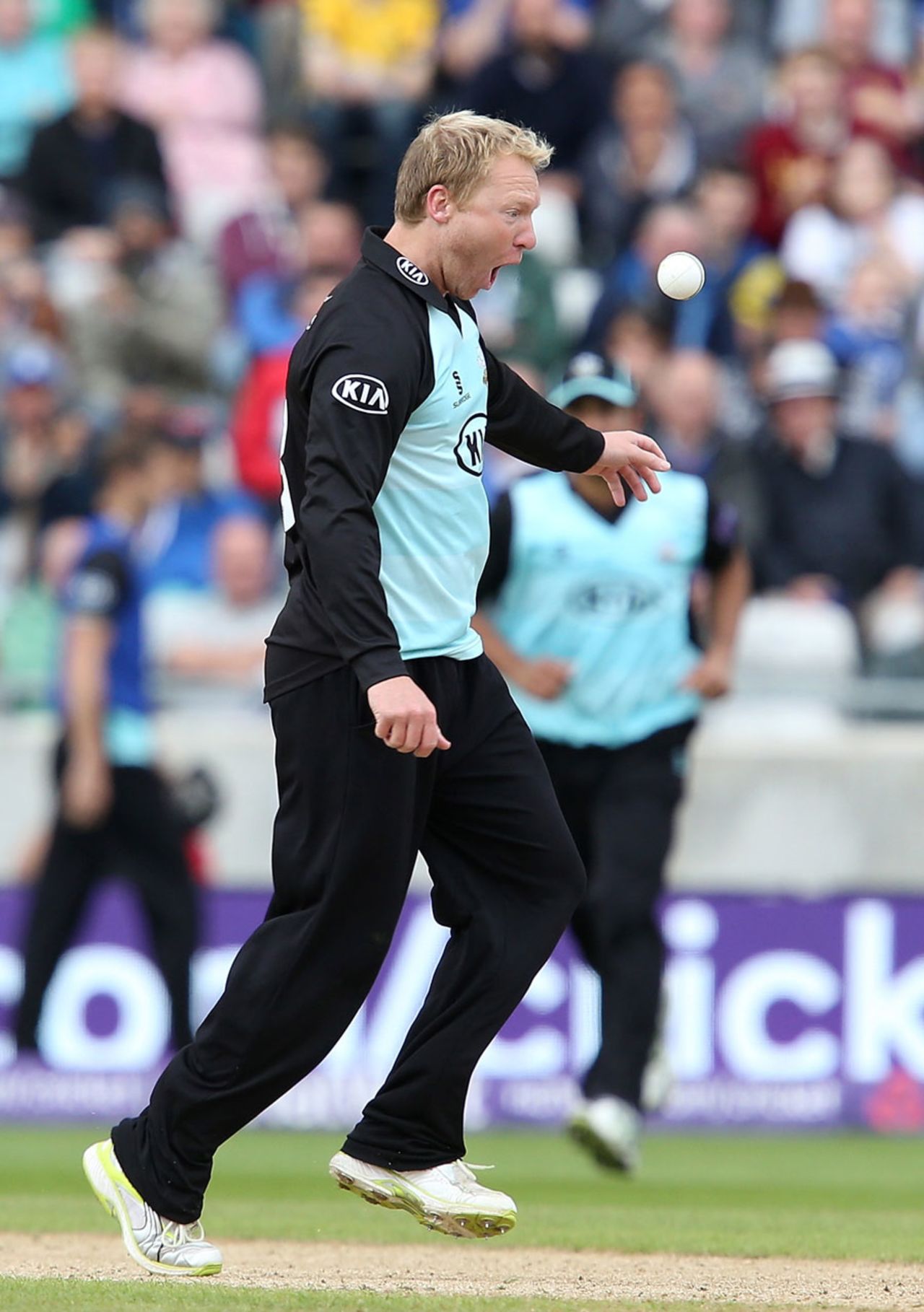 Gareth Batty was Surrey's most successful bowler, Surrey v Birmingham, NatWest T20 Blast semi-final, Edgbaston, August 23, 2014