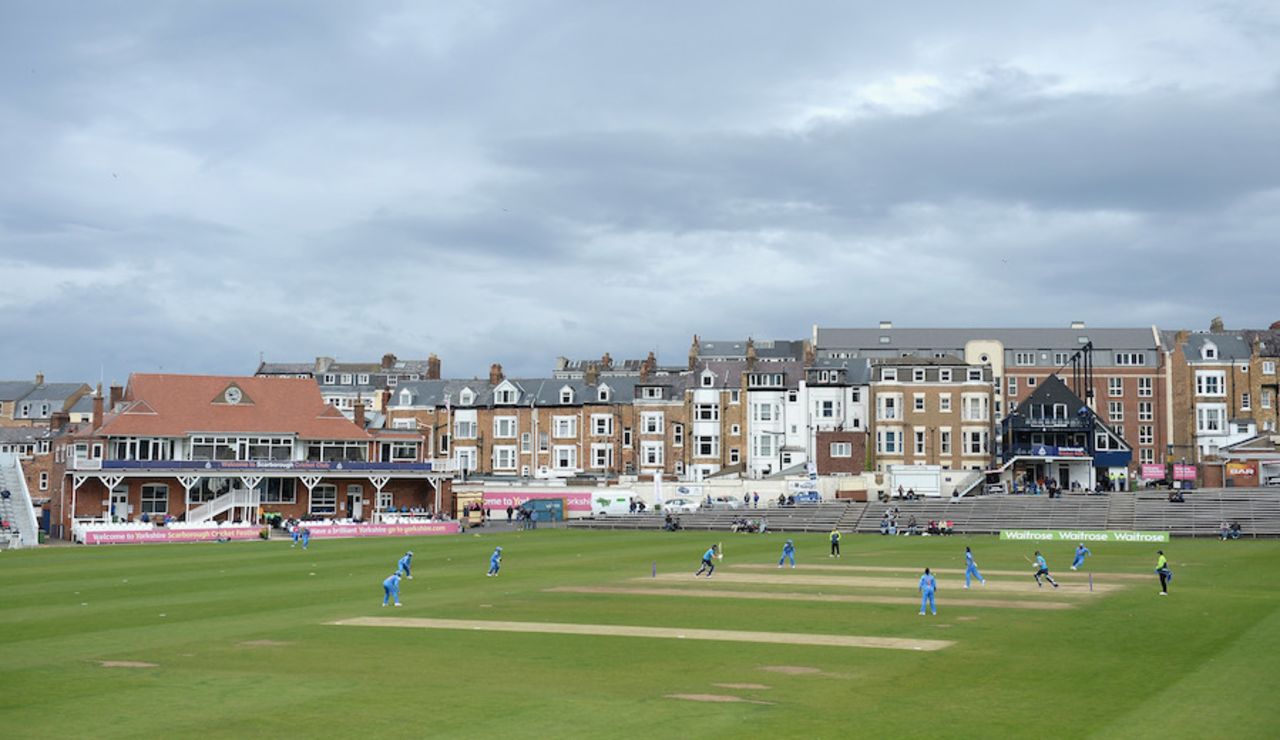 A picturesque view of the Scarborough ground, England v India, 1st women's ODI, Scarborough, August 21, 2014