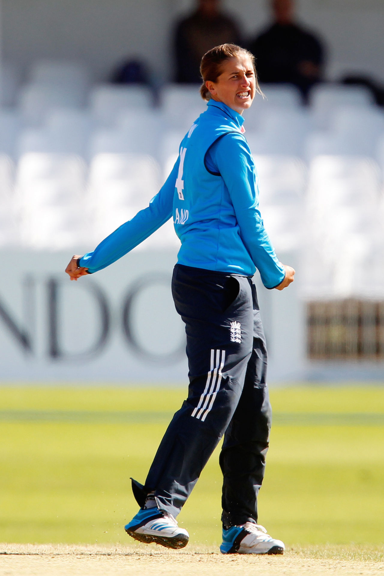 Jenny Gunn finished with figures of 4 for 23, England v India, 2nd women's ODI, Scarborough, August 23, 2014