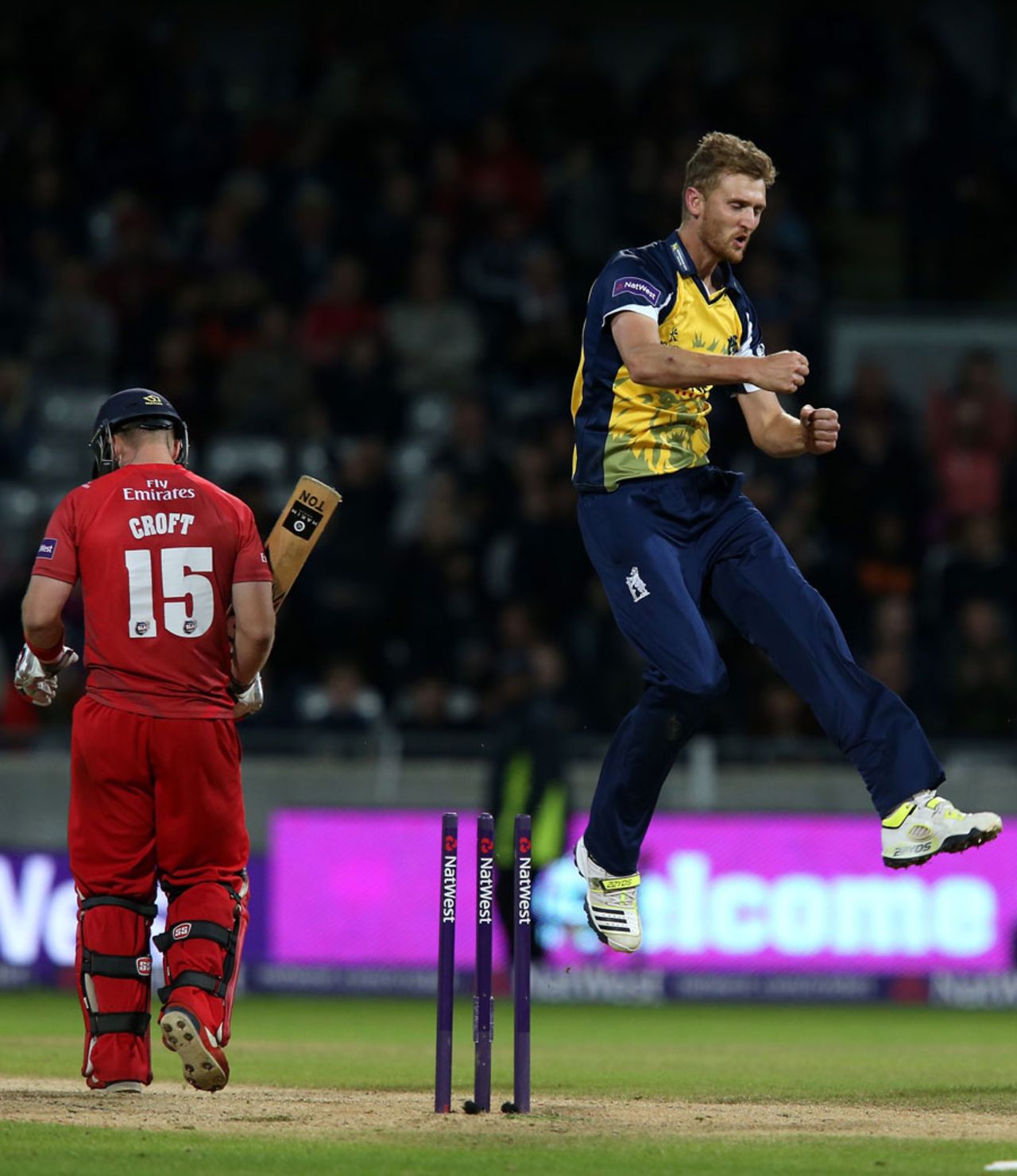 Oliver Hannon-Dalby picked up three wickets in a crucial spell, Birmingham v Lancashire, NatWest T20 Blast final, Edgbaston, August 23, 2014