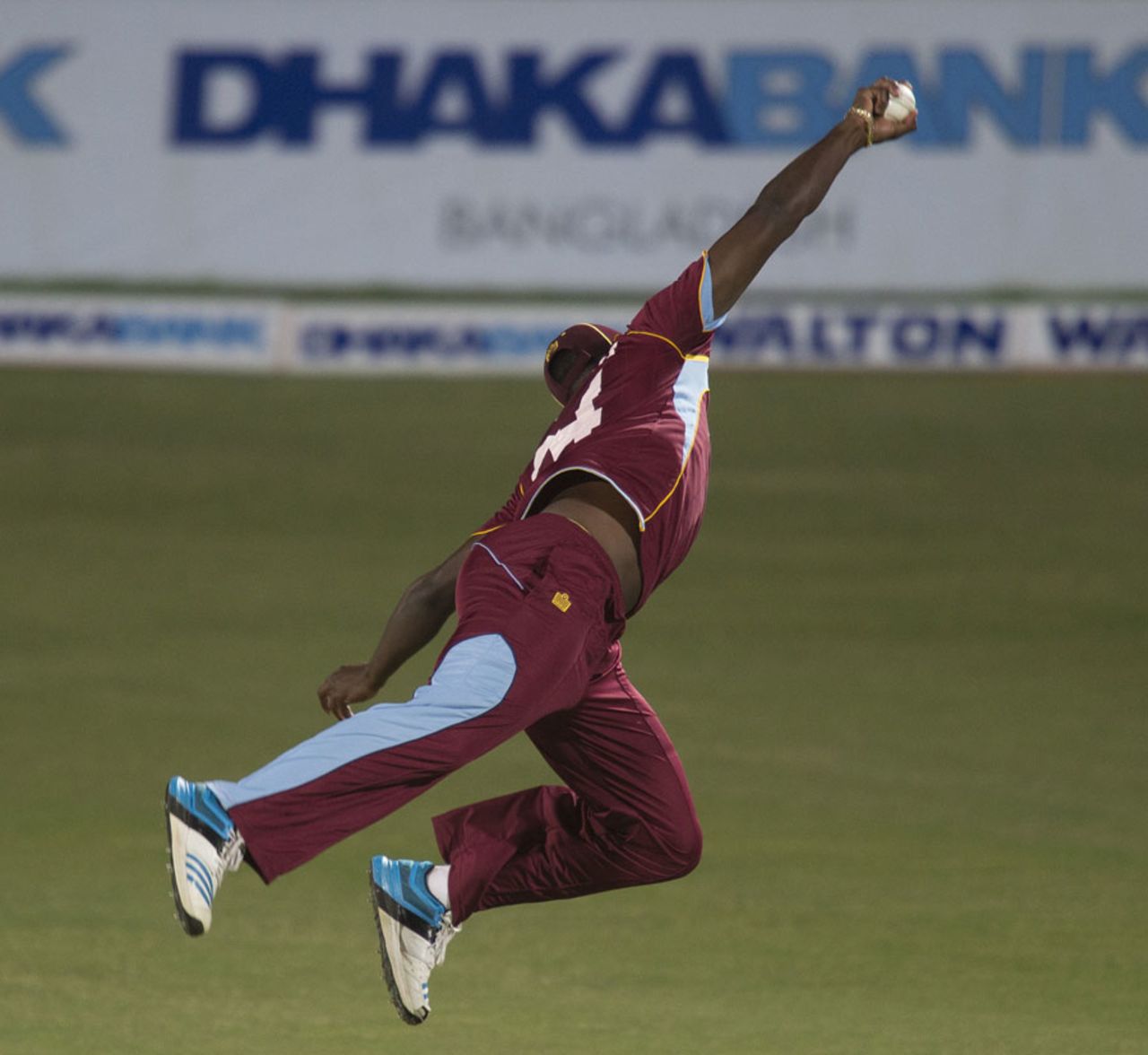 Kemar Roach pulled off a blinder to dismiss Imrul Kayes, West Indies v Bangladesh, 3rd ODI, Basseterre, St Kitts, August 25, 2014