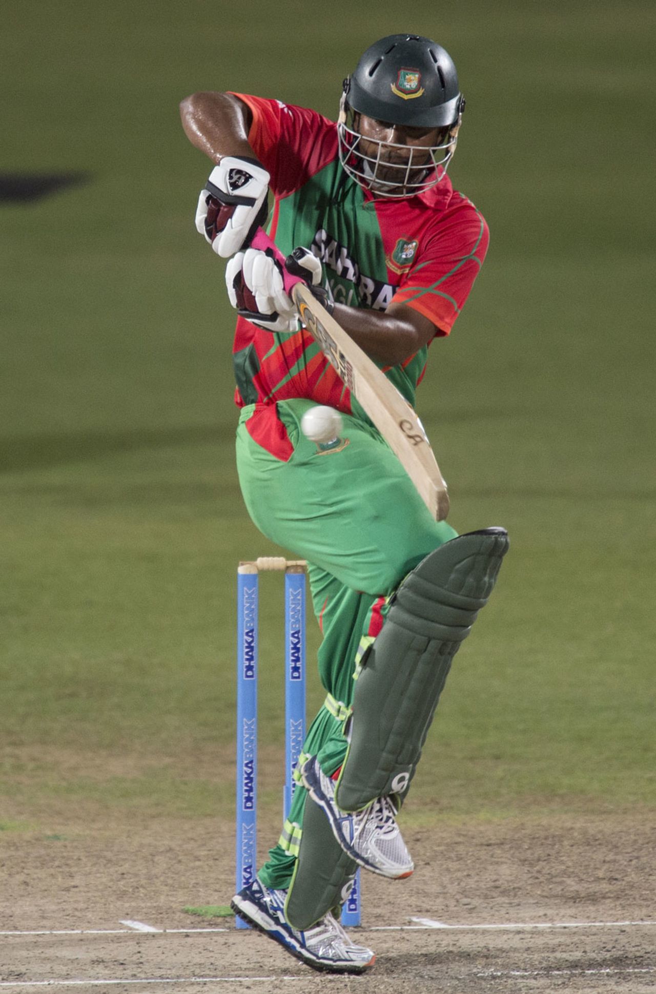 Tamim Iqbal made his first fifty in 18 international innings, West Indies v Bangladesh, 3rd ODI, Basseterre, St Kitts, August 25, 2014