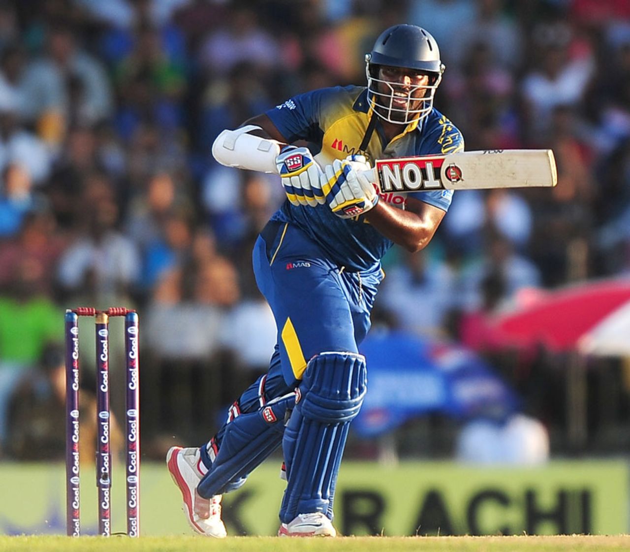 Thisara Perera slammed 65 off 36 balls, Sri Lanka v Pakistan, 2nd ODI, Hambantota, August 26, 2014