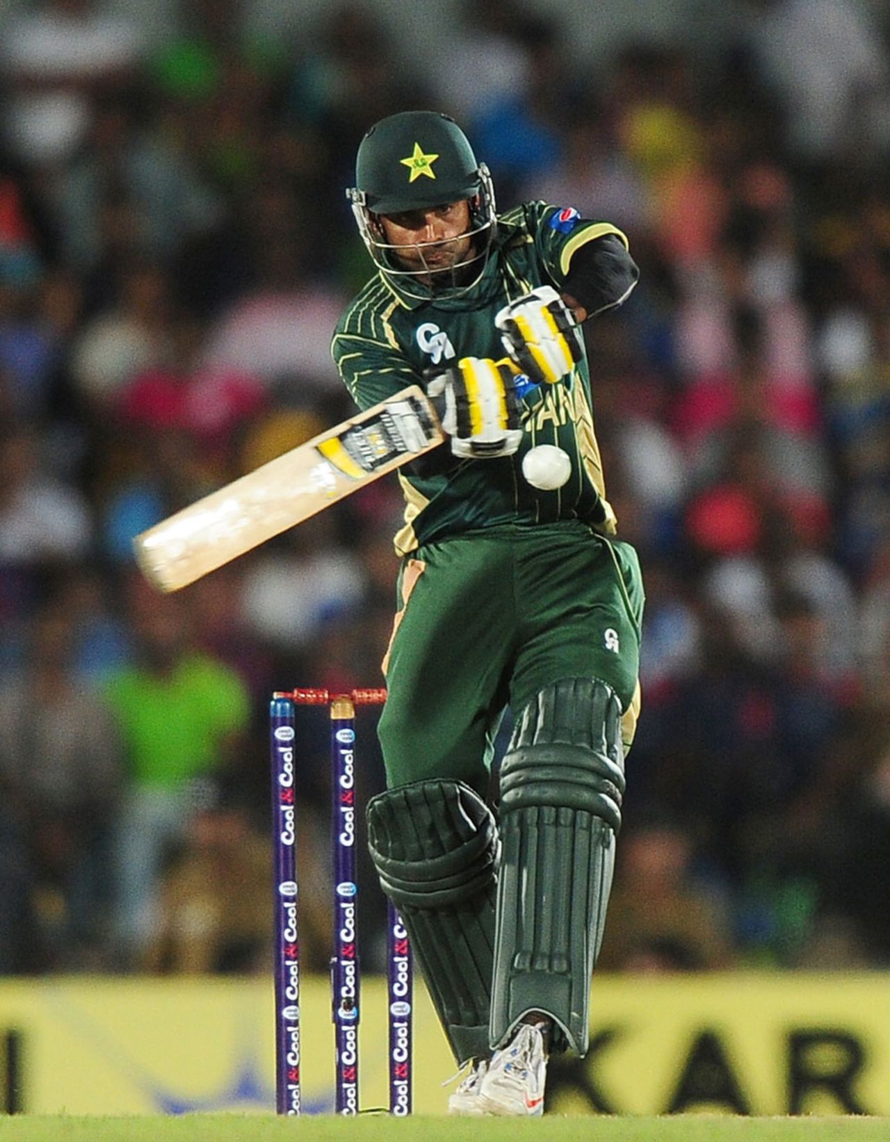 Mohammad Hafeez pulls, Sri Lanka v Pakistan, 2nd ODI, Hambantota, August 26, 2014