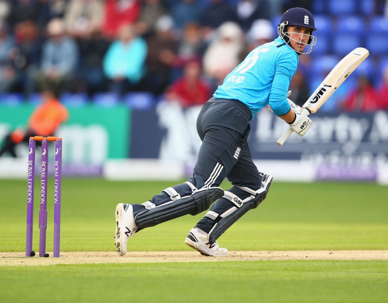 Alex Hales got England's chase off to a bright start, England v India, 2nd ODI, Cardiff, August 27, 2014