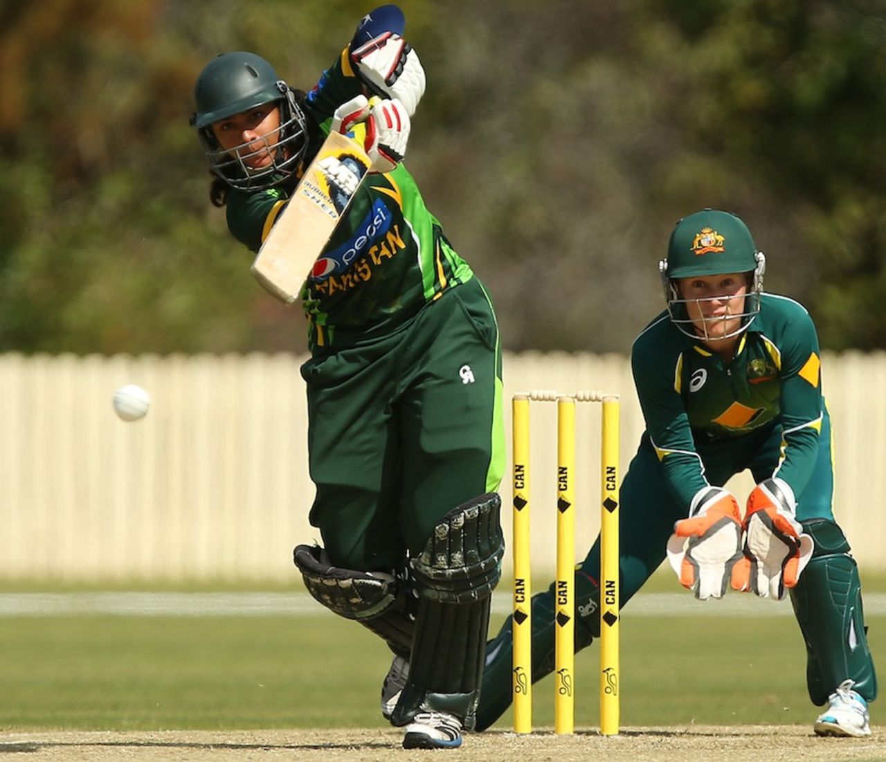 Marina Iqbal's 22 was Pakistan's top score, Australia v Pakistan, 1st women's T20, Gold Coast, August 30, 2014