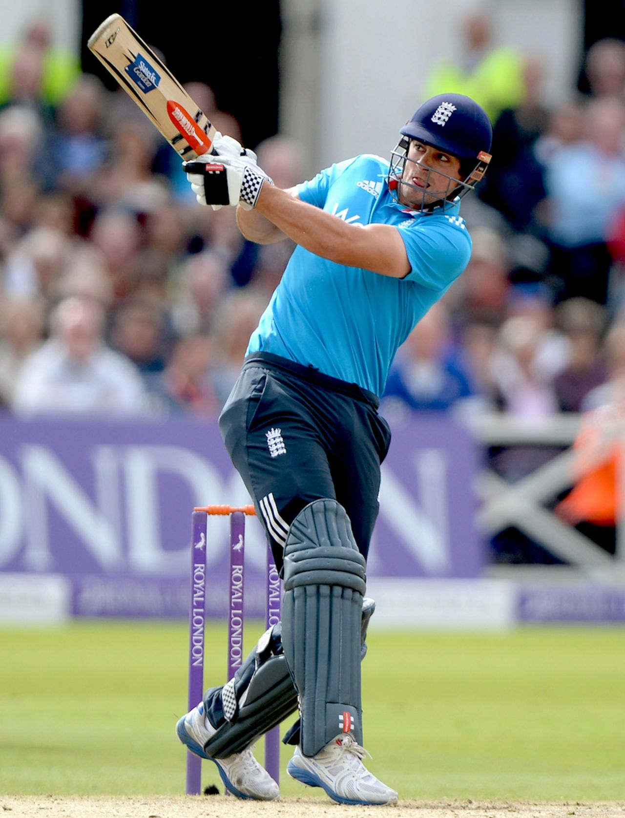 Alastair Cook was comfortable playing the pull, England v India, 3rd ODI, Trent Bridge, August 30, 2014