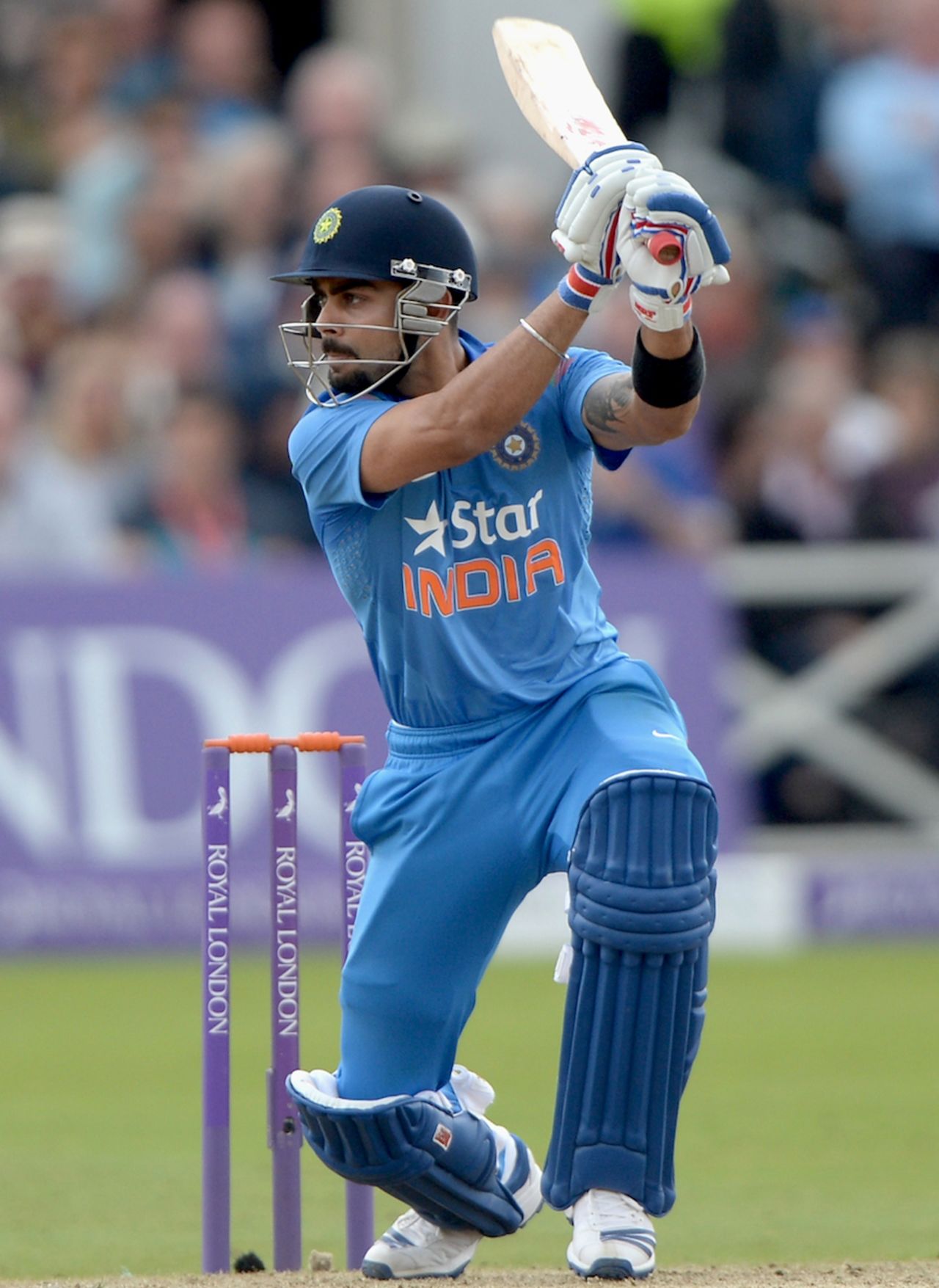 Virat Kohli ground his way to 40 runs, England v India, 3rd ODI, Trent Bridge, August 30, 2014