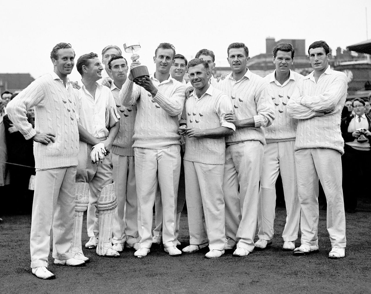 Ted Dexter and the 1963 Gillette Cup-winning Sussex side, Sussex v Worcestershire, Gillette Cup, final, Lord's, September 7, 1963
