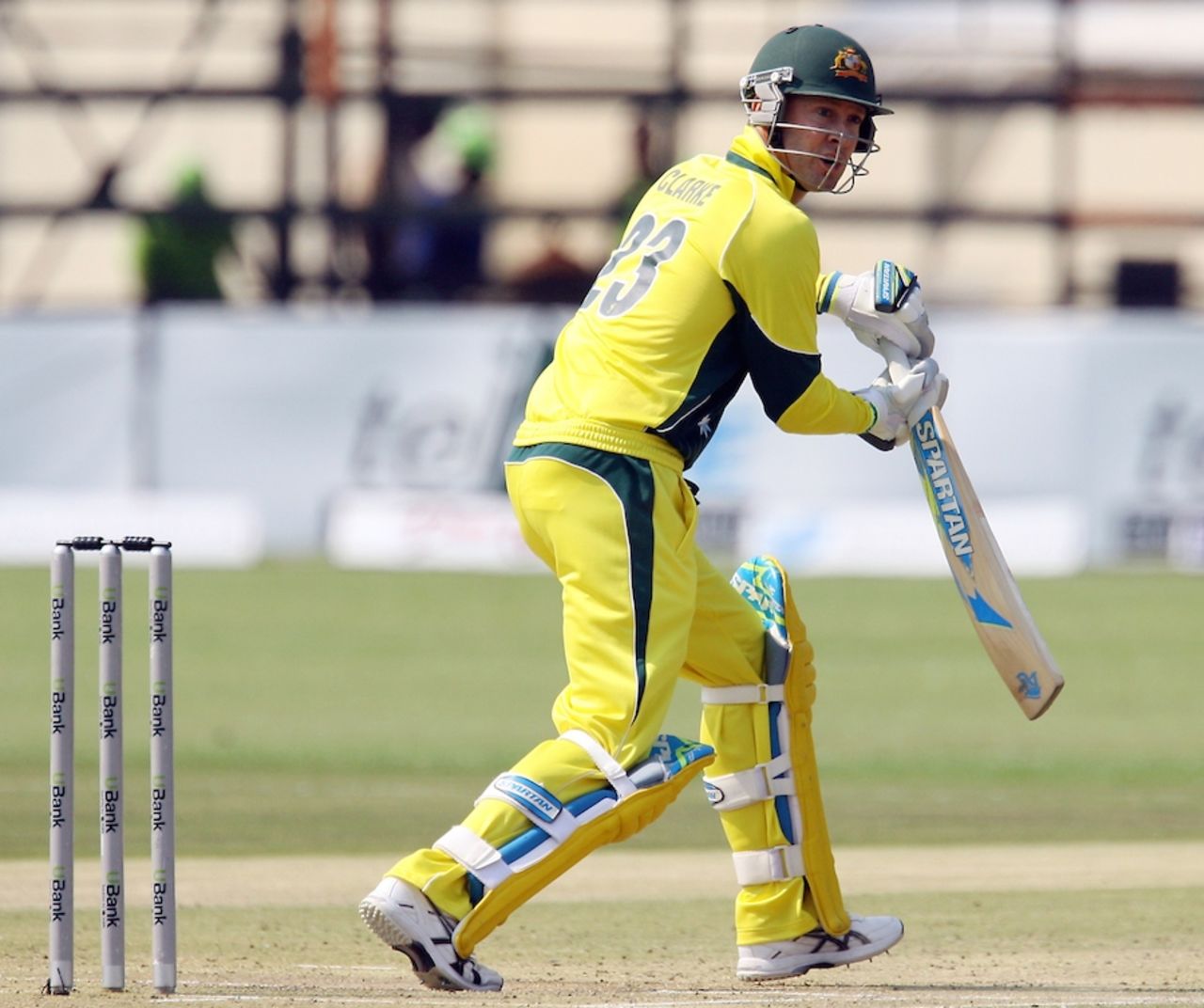 Michael Clarke returned to the ODI side with a fifty, Zimbabwe v Australia, tri-series, Harare, August 31, 2014