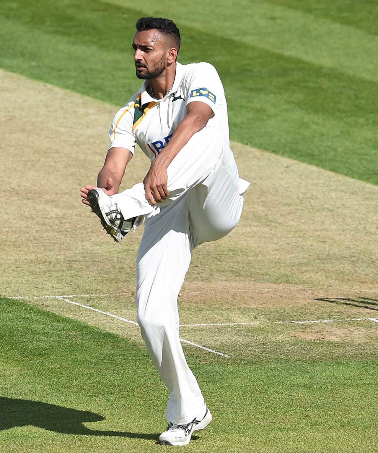 The Ministry of Silly Walks from Ajmal Shahzad?, Durham v Nottinghamshire, County Championship, Division One, Chester-le-Street, August 31, 2014