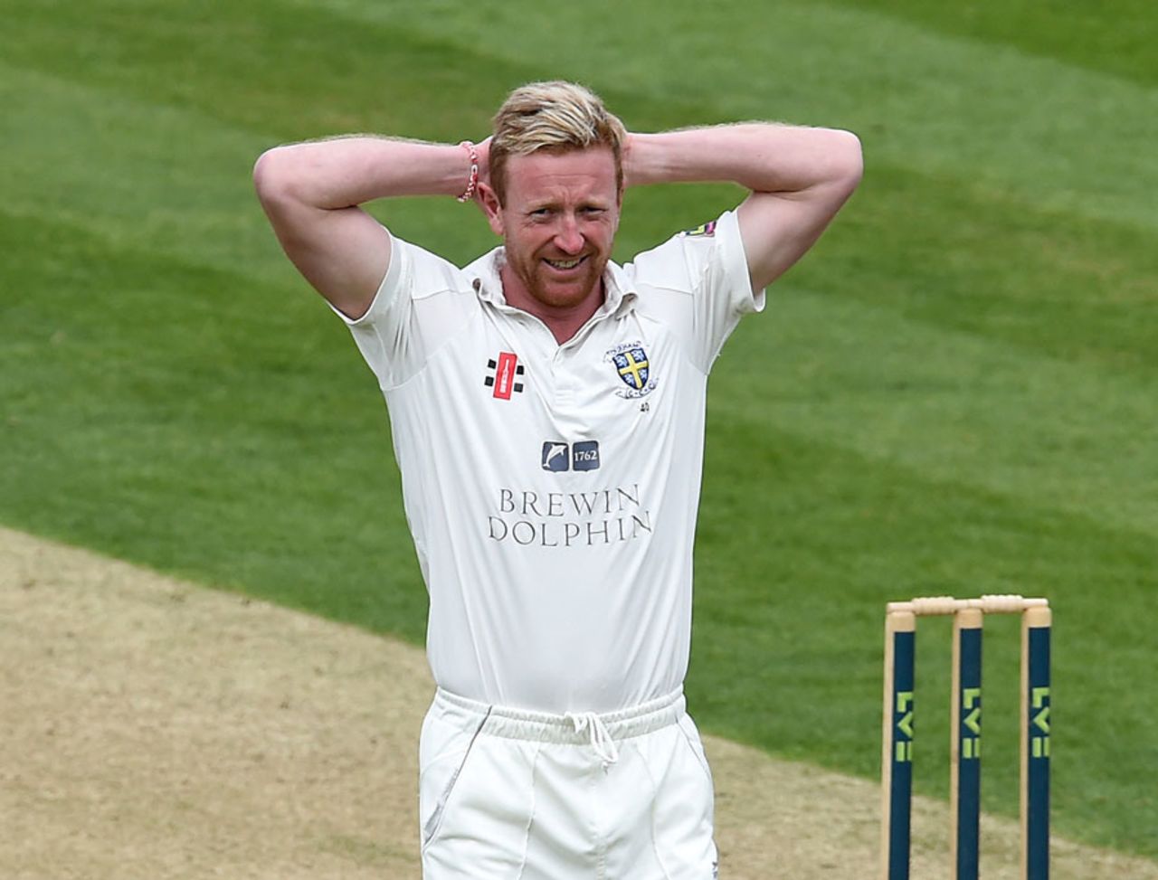 Paul Collingwood picked up three wickets to help finish Notts off, Durham v Nottinghamshire, County Championship, Division One, Chester-le-Street, September 1, 2014