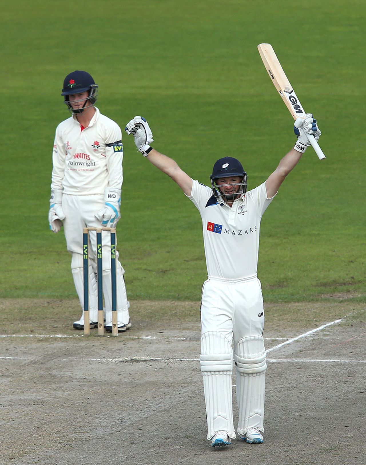 There was no stopping Adam Lyth has he raised a double century, Lancashire v Yorkshire, County Championship Division One, Old Trafford, 3rd day, September 2, 2014