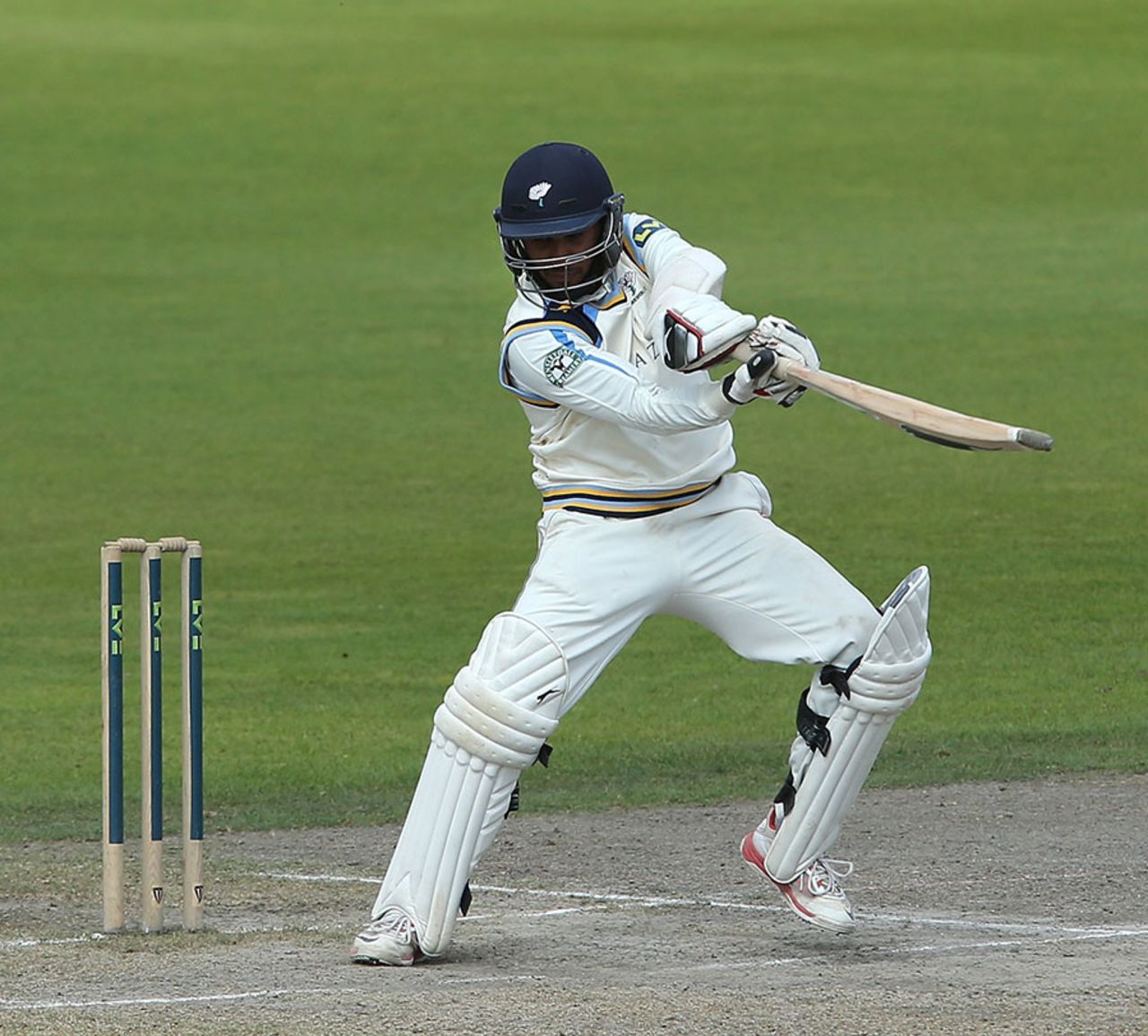 Adil Rashid helped himself to a century of his own, Lancashire v Yorkshire, County Championship Division One, Old Trafford, 3rd day, September 2, 2014