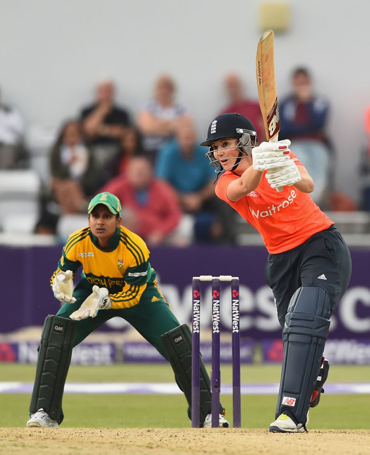 Charlotte Edwards outstanding form continued with an unbeaten 75, England v South Africa, 2nd women's T20, Wantage Road, September 3, 2014