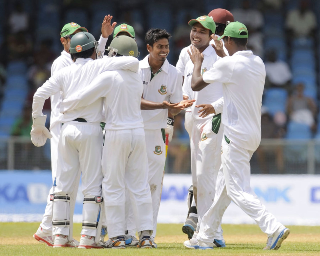Taijul Islam impressed with his control of flight, West Indies v Bangladesh, 1st Test, St Vincent, 1st day, September 5, 2014