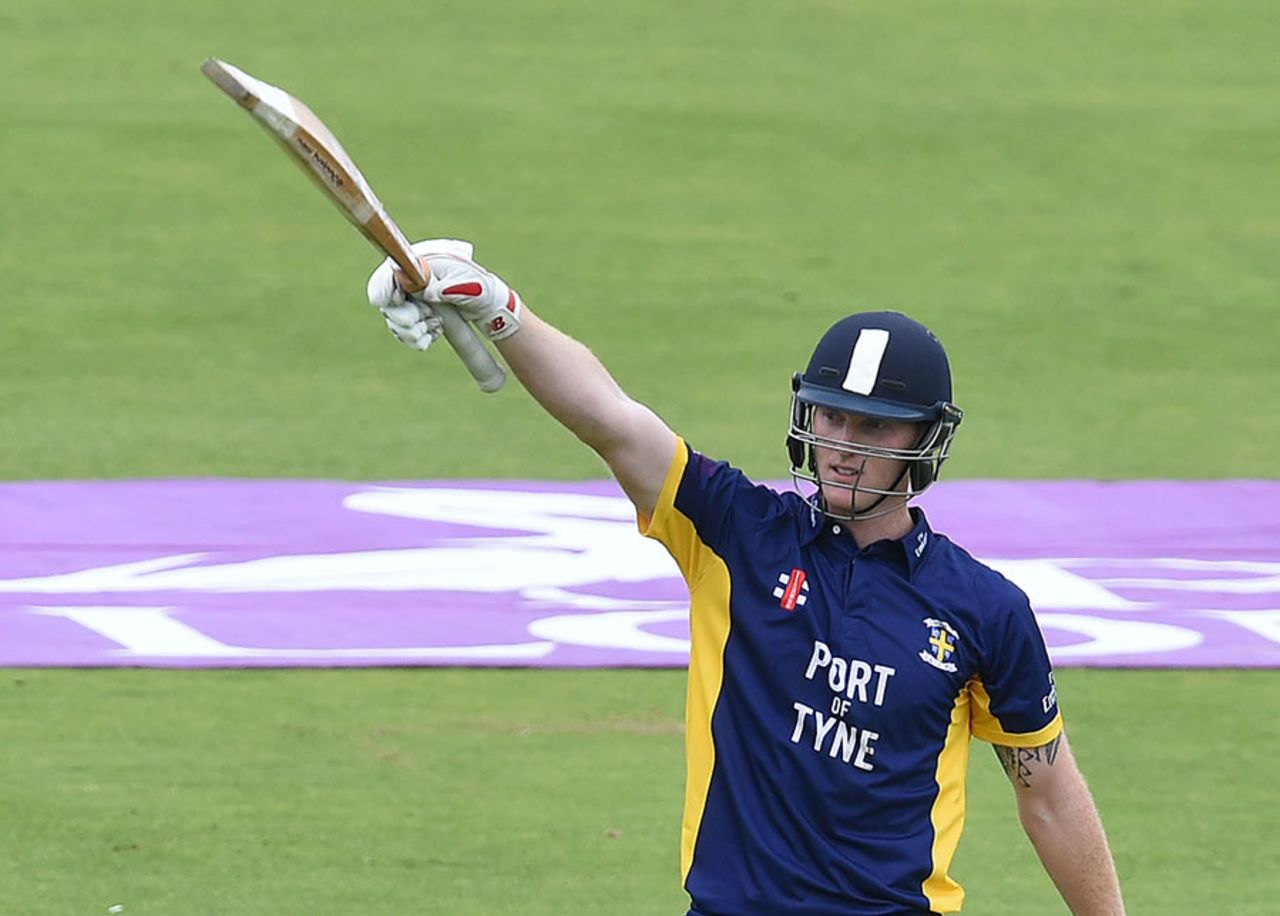Ben Stokes made 164 from 113 balls with 18 fours and six sixes, Durham v Nottinghamshire, Royal London Cup semi-final, Chester-le-Street, September 6, 2014
