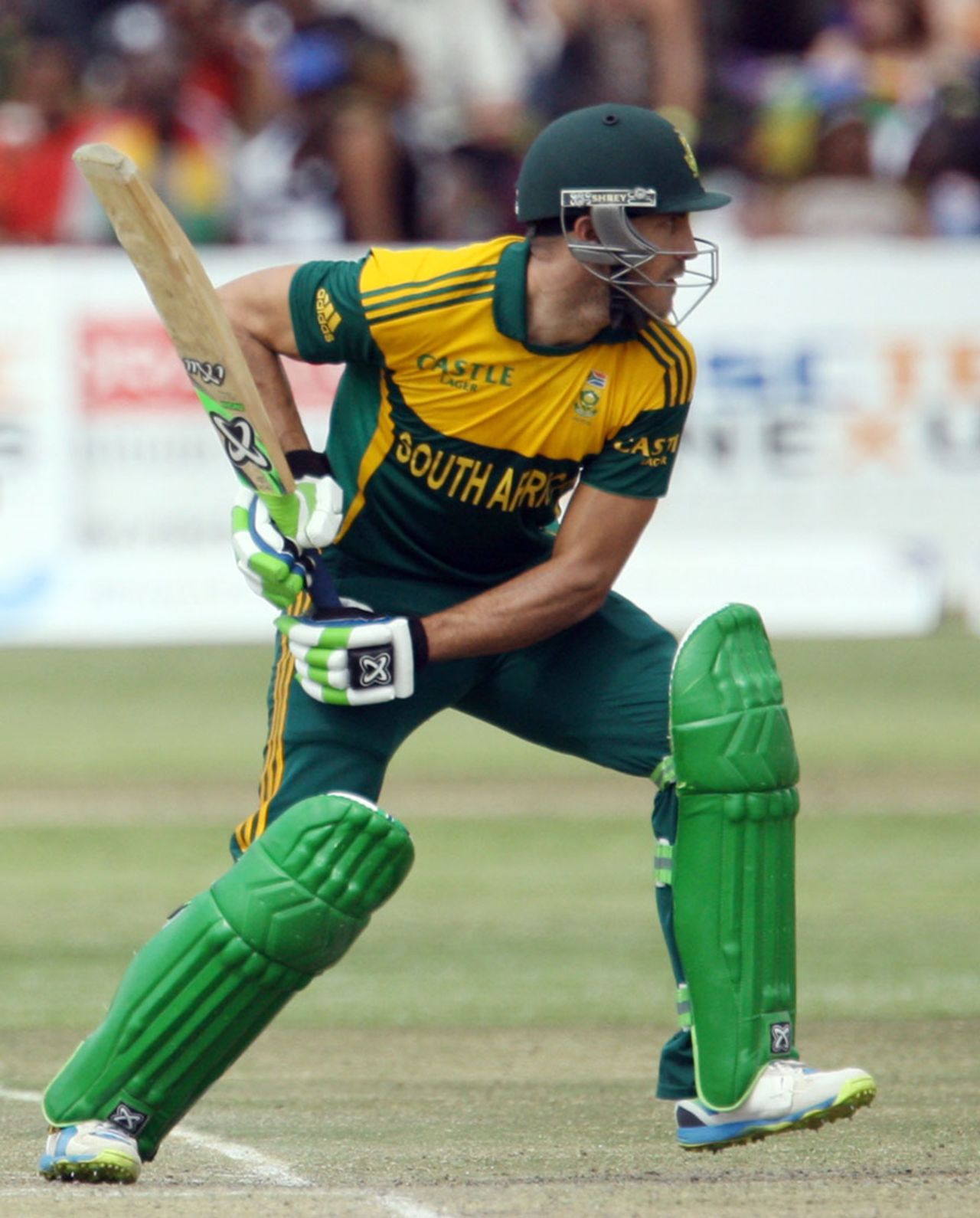 Faf du Plessis extended his magnificent form, Australia v South Africa, tri-series final, Harare, September 6, 2014