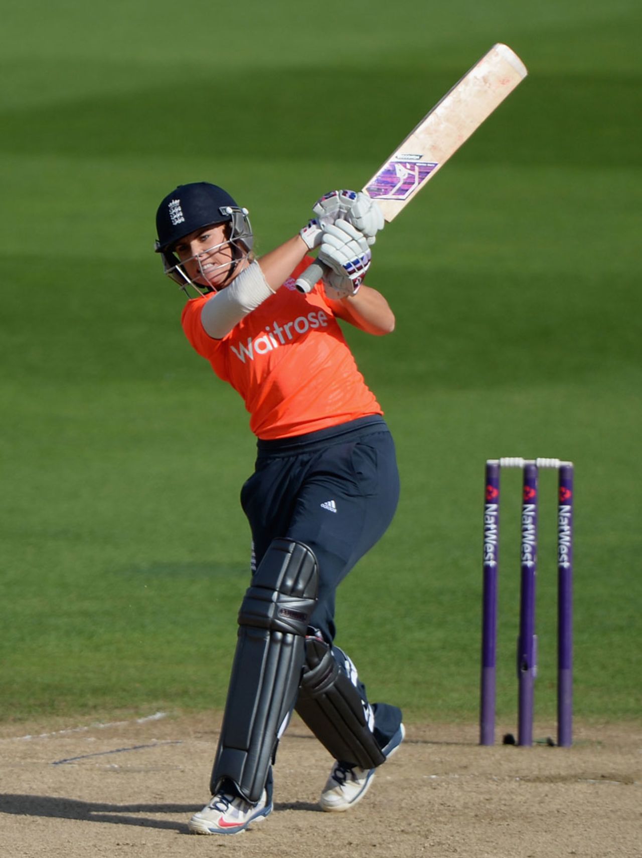 Lauren Winfield provided the foundation with an innings of 74, England v South Africa, 3rd women's T20, Edgbaston, September 7, 2014