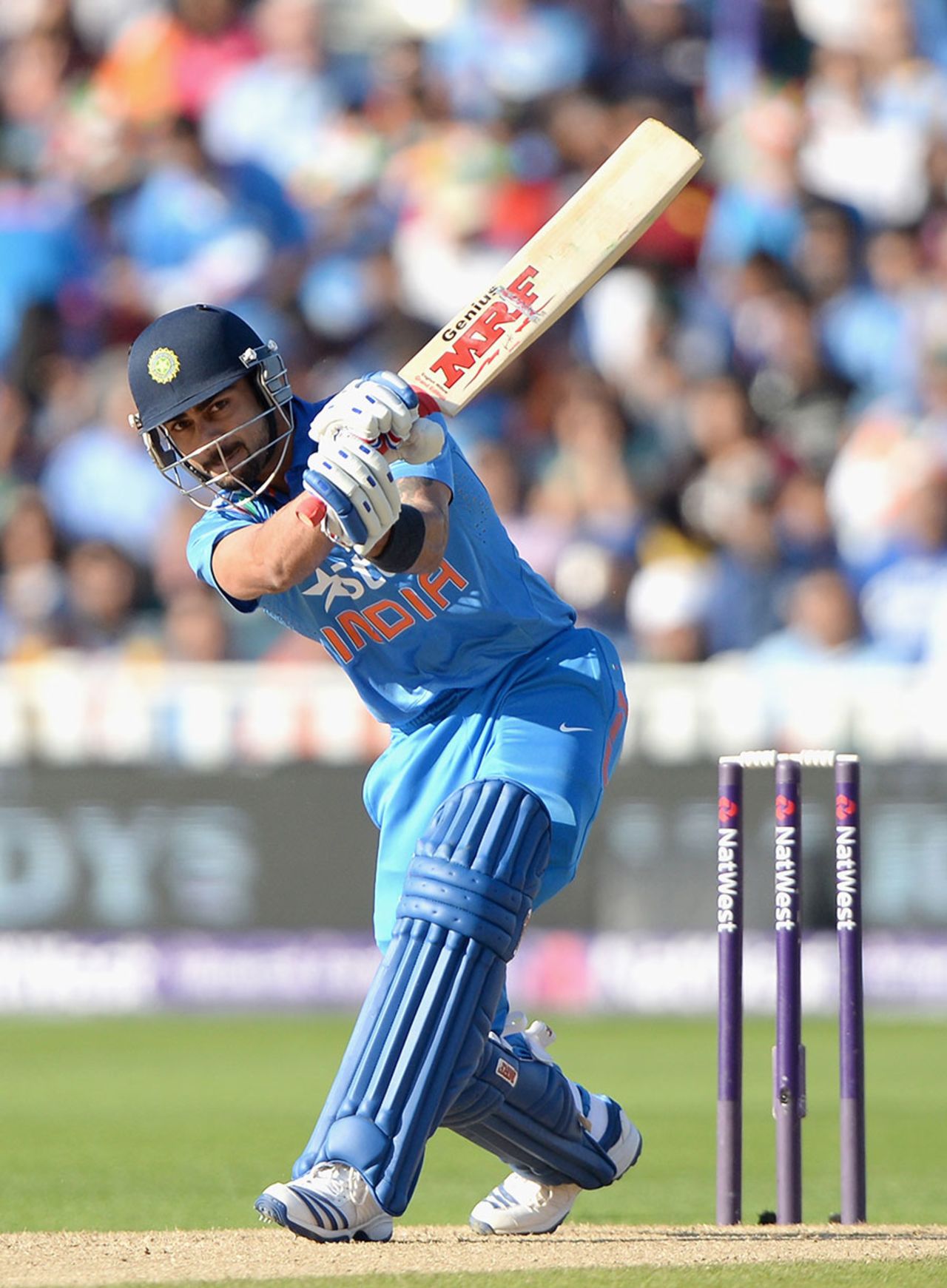 Virat Kohli made a bright start, England v India, only T20, Edgbaston, September 7, 2014