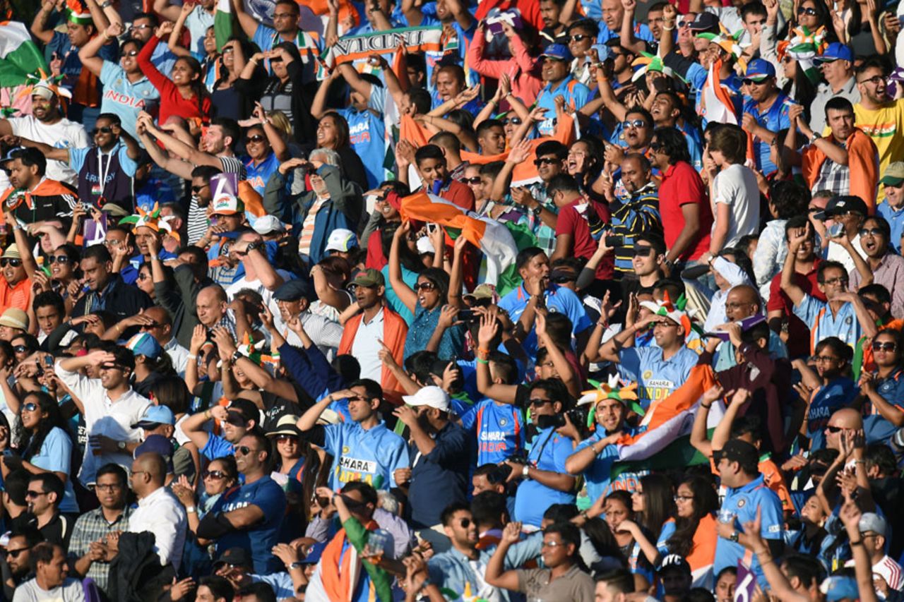 There was again a colourful India presence at Edgbaston, England v India, only T20, Edgbaston, September 7, 2014