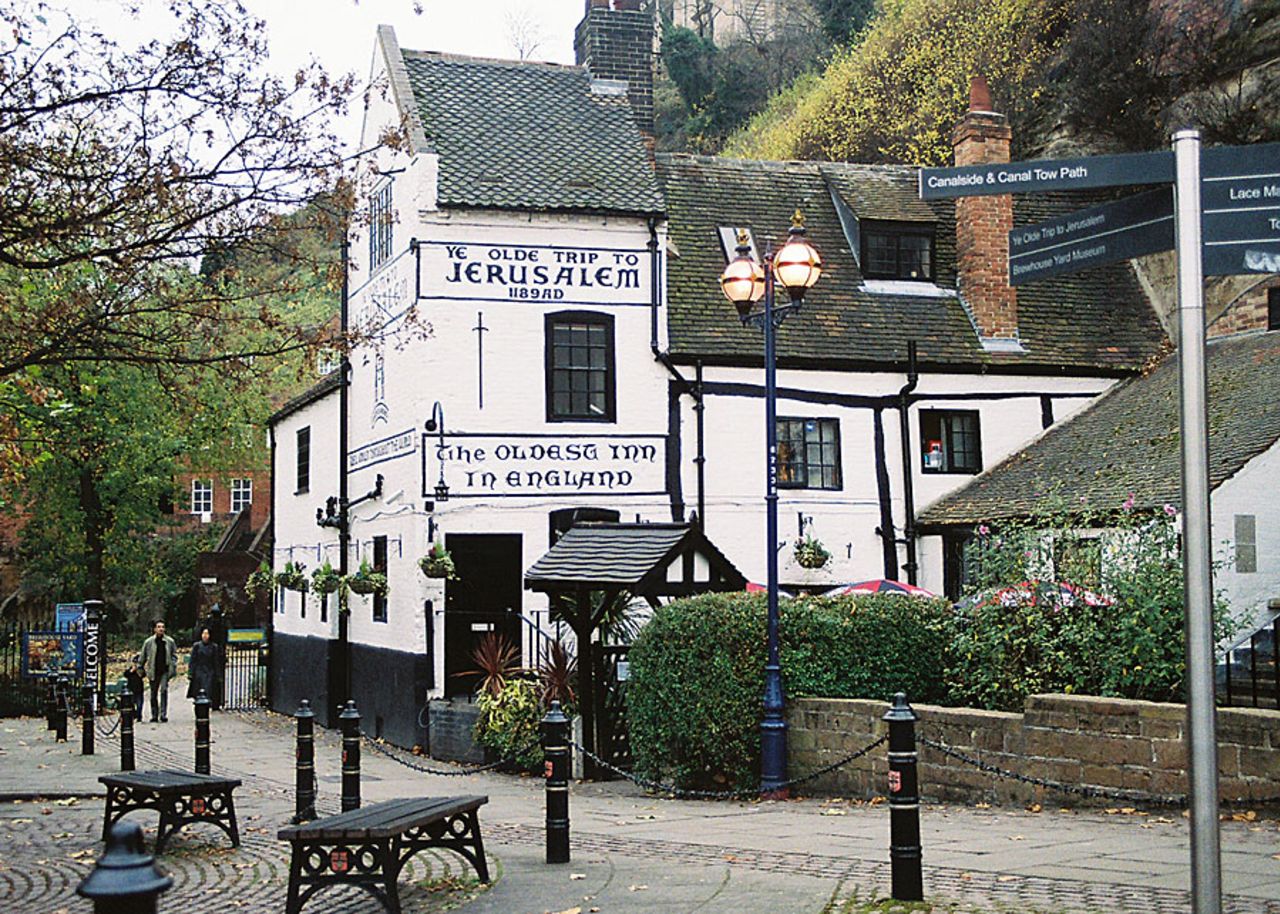 Ye Olde Trip to Jerusalem, the oldest pub in England, Nottingham, January 23, 2008 