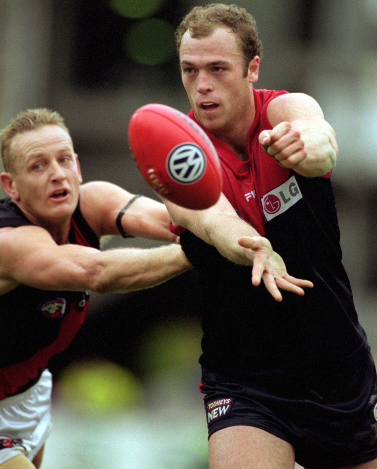 Alistair Nicholson during his days as an AFL footballer, May 20, 2001