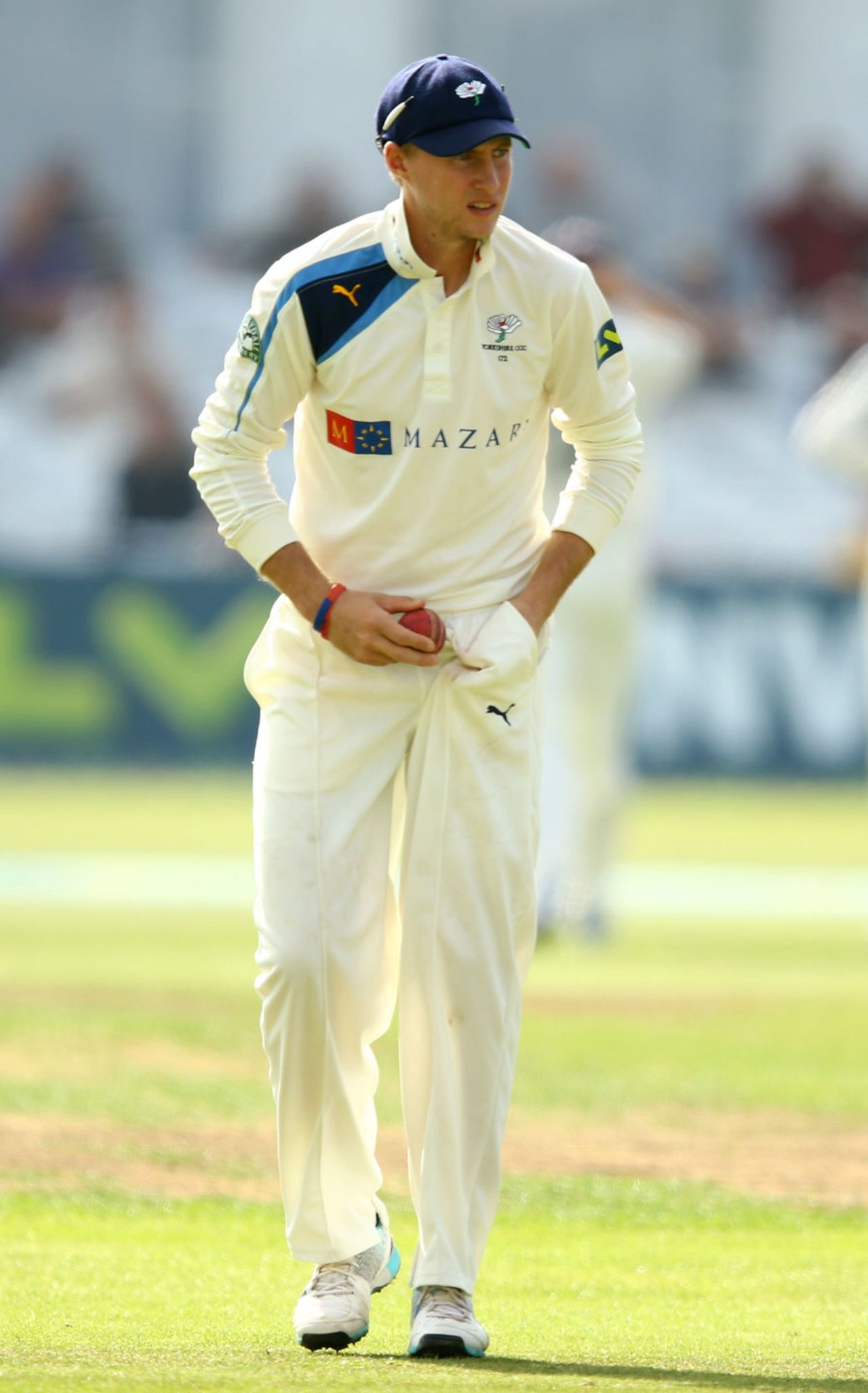 Joe Root was captaining in place of the suspended Andrew Gale, Nottinghamshire v Yorkshire, County Championship, Division One, Trent Bridge, September 11, 2014