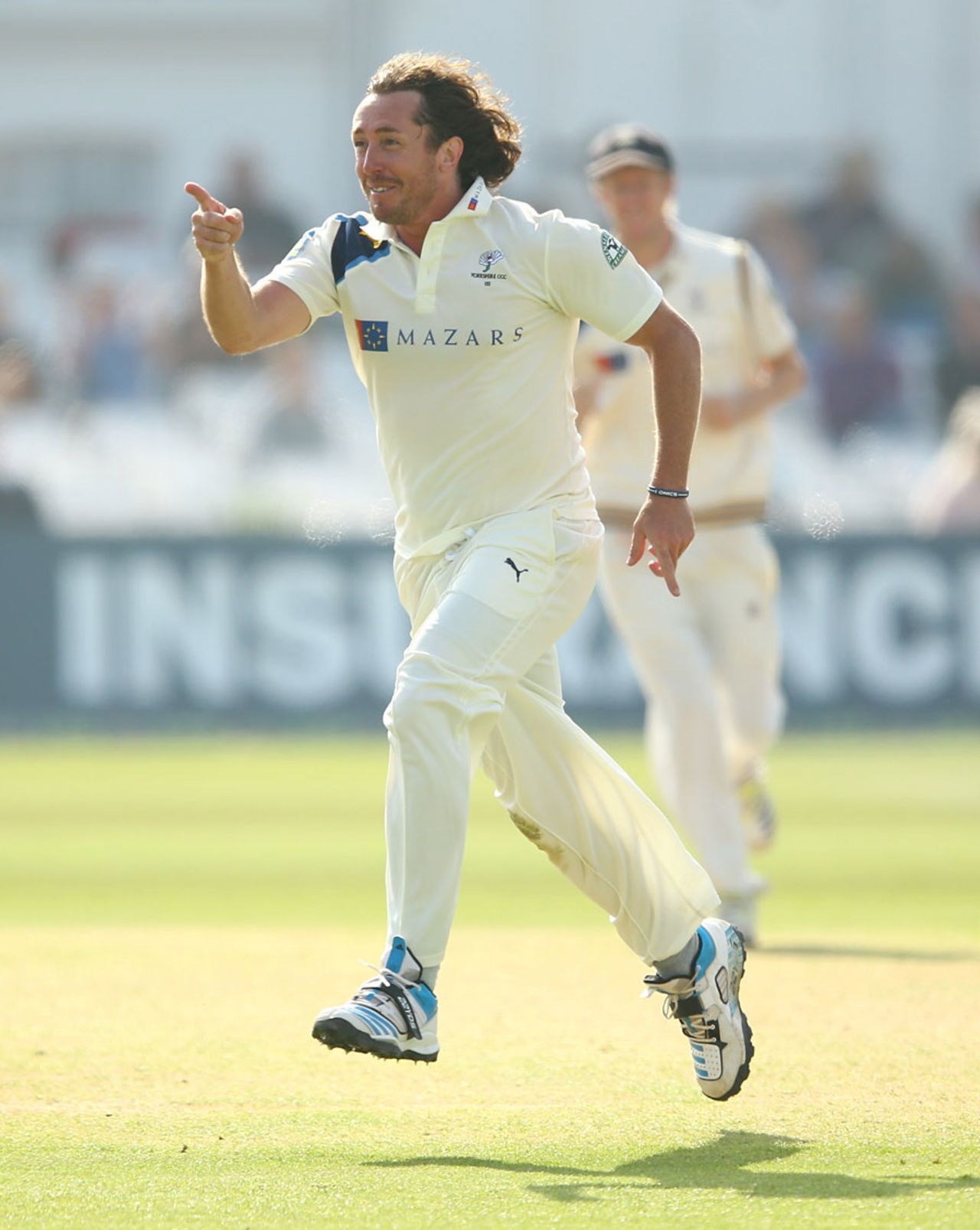 Ryan Sidebottom finished with nine wickets in the match, Nottinghamshire v Yorkshire, County Championship, Division One, Trent Bridge, September 12, 2014