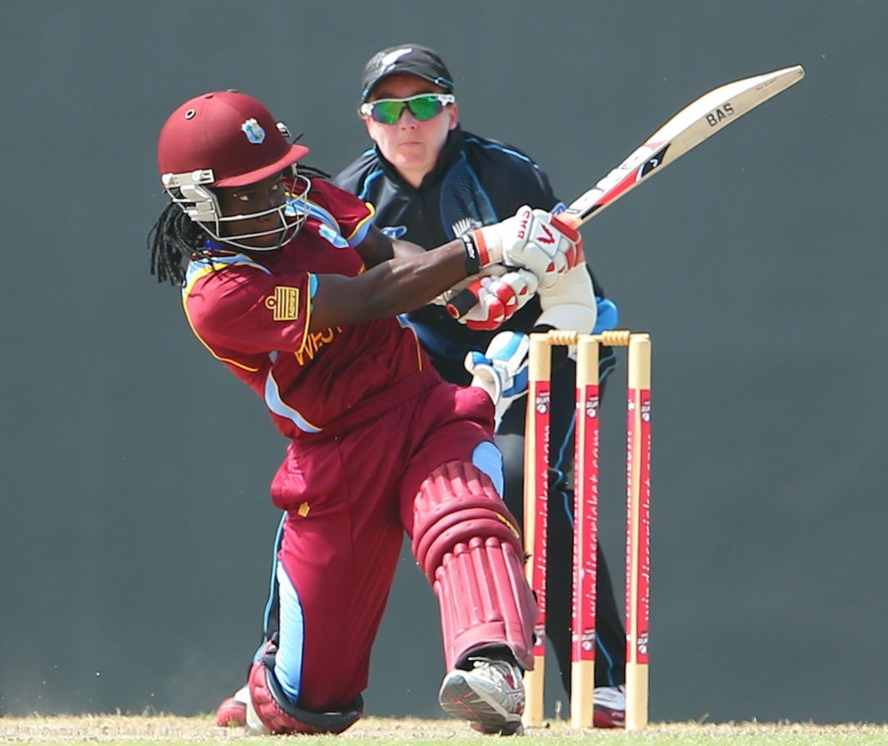 Deandra Dottin scored 60 off 77 balls, West Indies v New Zealand, 1st women's ODI, St Kitts, September 12, 2014