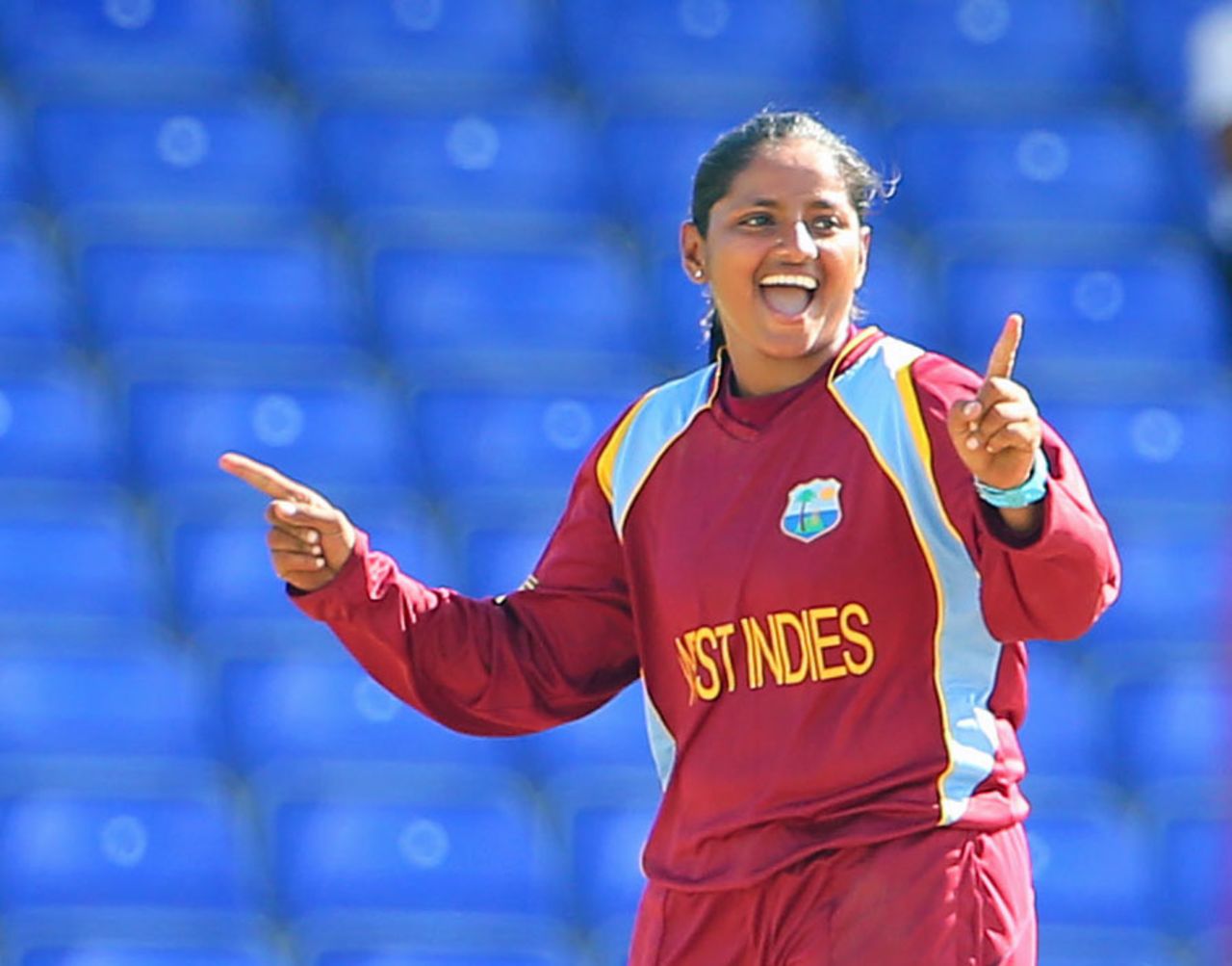 Anisa Mohammed picked up 4 for 32, West Indies v New Zealand, 2nd women's ODI, St Kitts, September 14, 2014