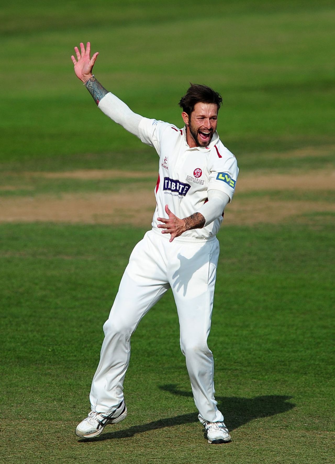 Peter Trego picked up two early wickets, Somerset v Middlesex, County Championship, Division One, Taunton, 2nd day, September 16, 2014