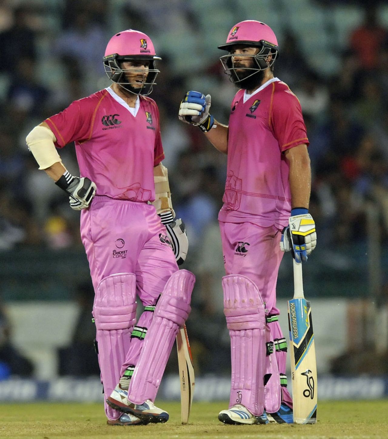 Kane Williamson and Anton Devcich shared an opening stand of 83, Mumbai Indians v Northern Knights, CLT20 qualifier, Raipur, September 16, 2014