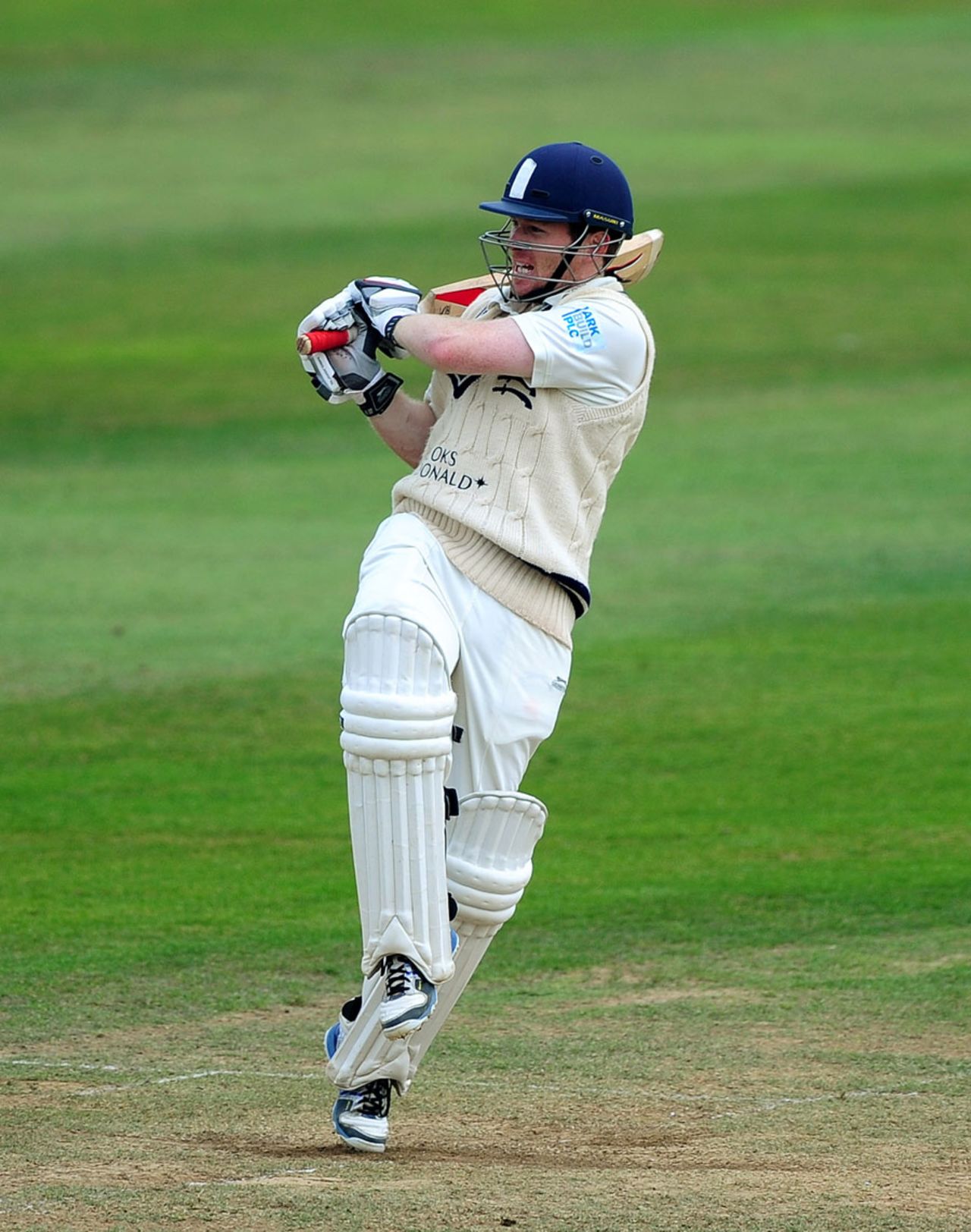 Eoin Morgan batted more than four hours for his 82, Somerset v Middlesex, County Championship, Division One, Taunton, 3rd day, September 17, 2014