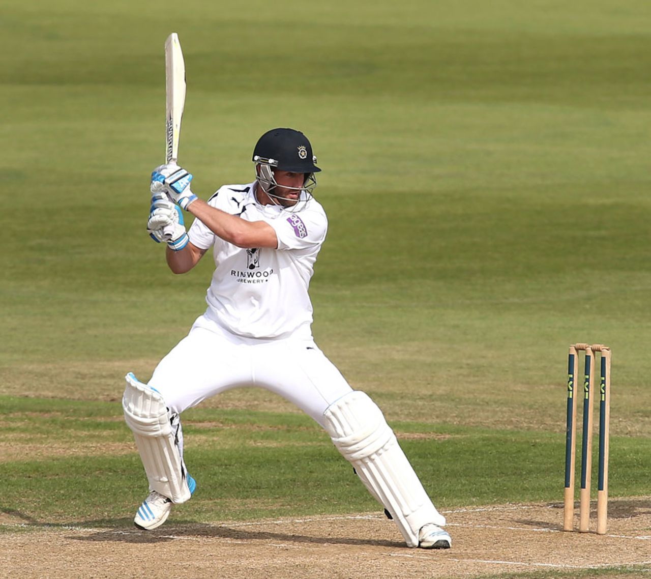 Sean Ervine's century could not quite avert the follow on, Hampshire v Kent, County Championship, Division Two, Ageas Bowl, 3rd day, September 17, 2014