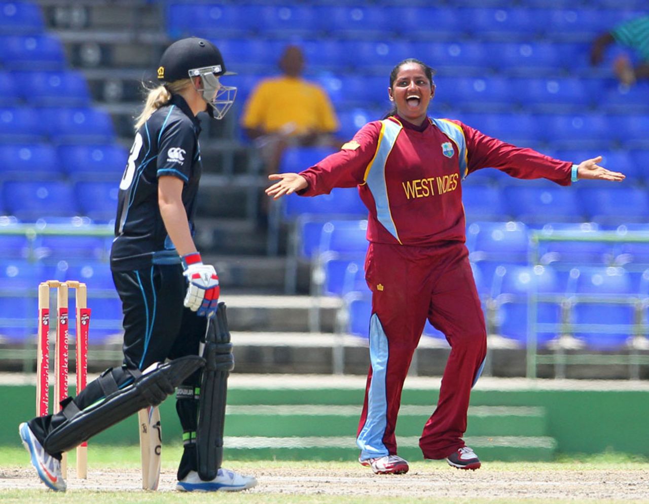 Anisa Mohammed took 3 for 11, West Indies v New Zealand, 3rd women's ODI, St Kitts, September 17, 2014