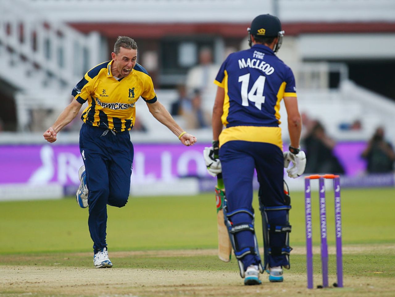 Rikki Clarke made inroads with the new ball, Durham v Warwickshire, Royal London Cup final, Lord's, September 20, 2014