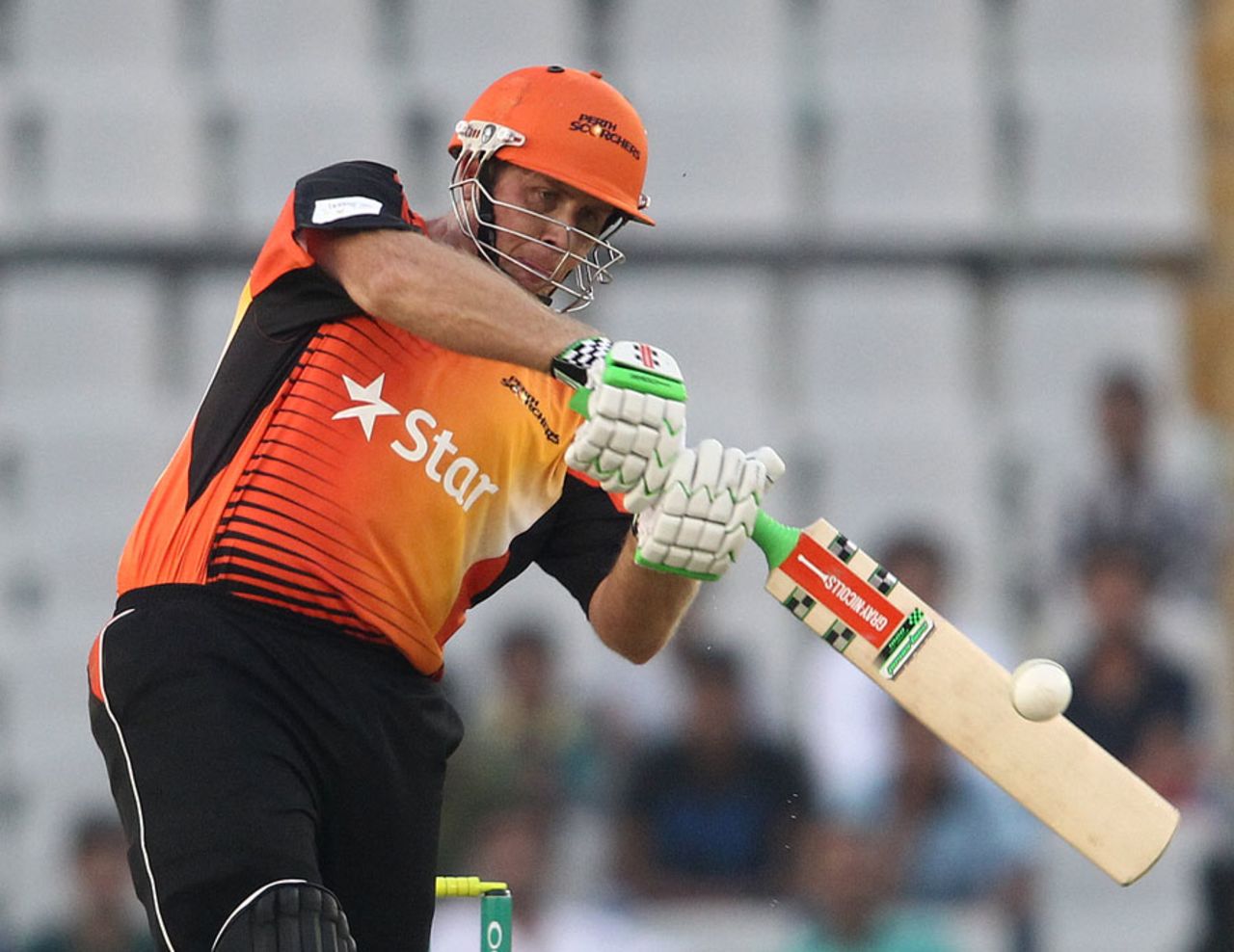 Craig Simmons provided the early push for Perth Scorchers, Dolphins v Perth Scorchers, Champions League T20, Mohali, September 20, 2014
