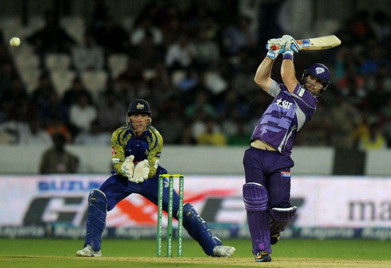 Aiden Blizzard hammered 78 off 48 to steal a victory, Cape Cobras v Hobart Hurricanes, Champions League T20, Hyderabad, September 21, 2014