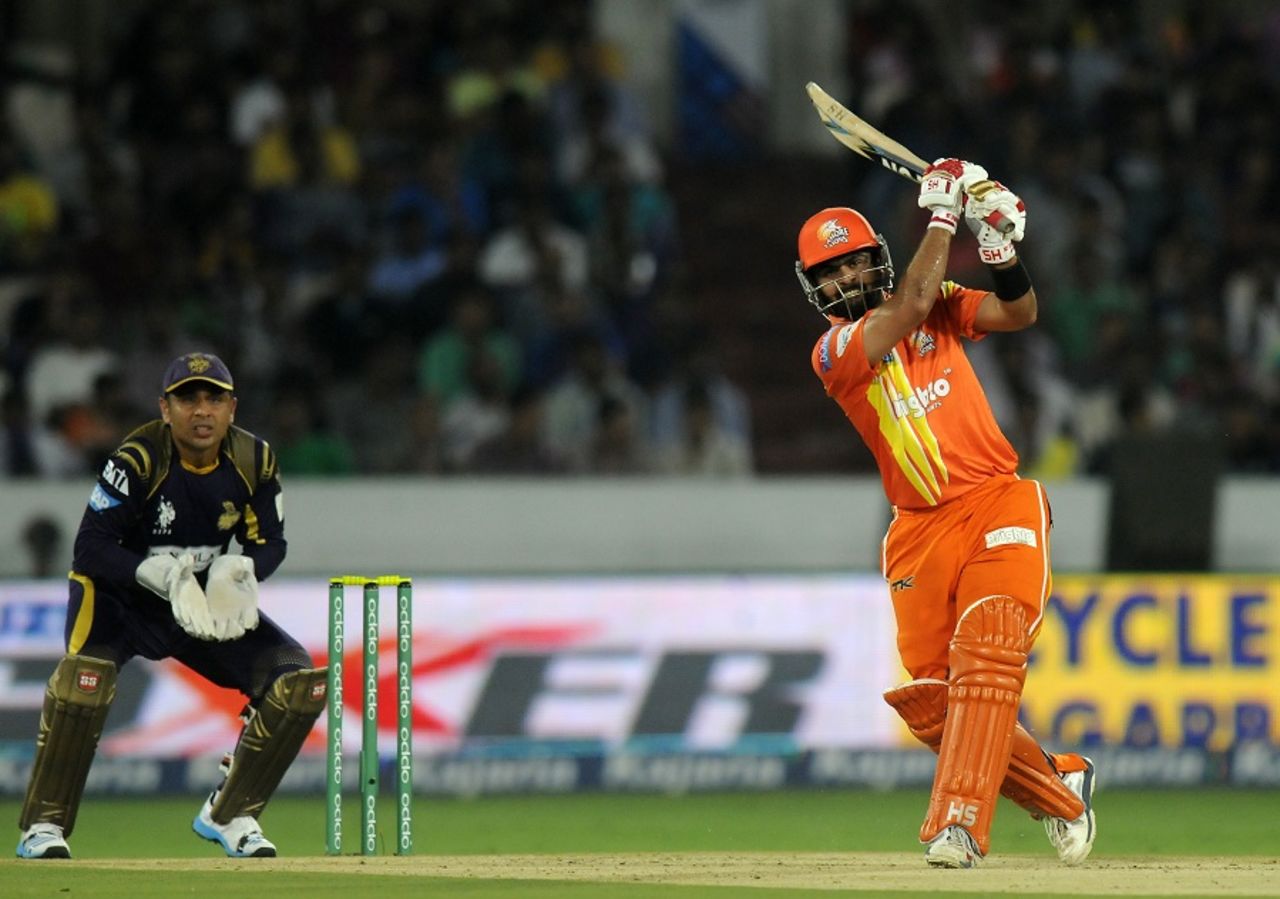 Ahmed Shehzad laid a strong platform with his fifty, Kolkata Knight Riders v Lahore Lions, Champions League T20, Hyderabad, September 21, 2014